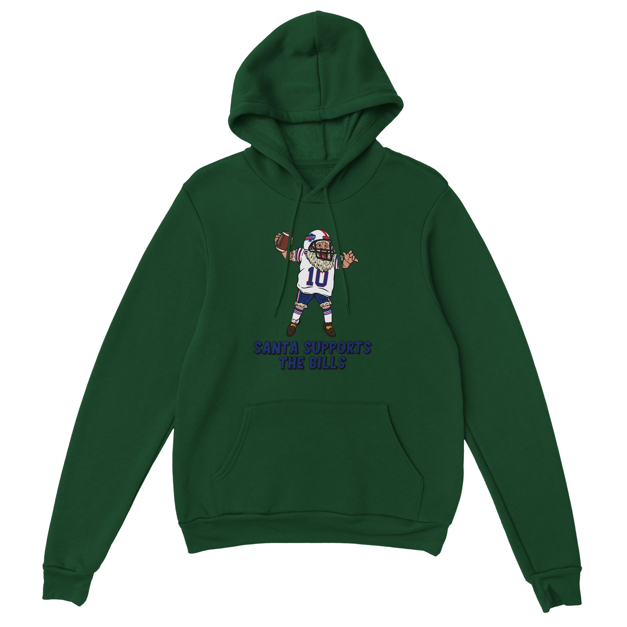 Buffalo Bills Unisex Pullover Santa Hoodie