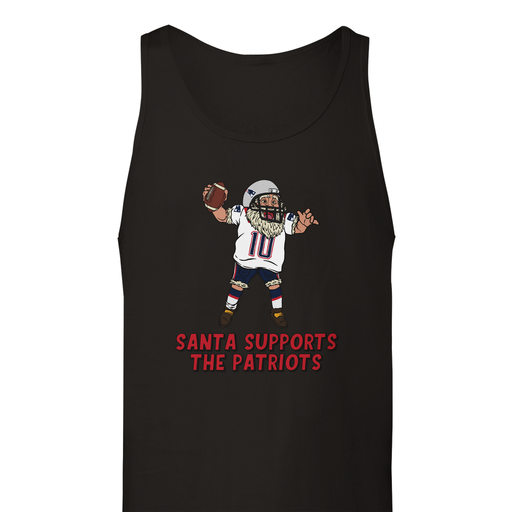 New England Patriots Unisex Tank Santa Top