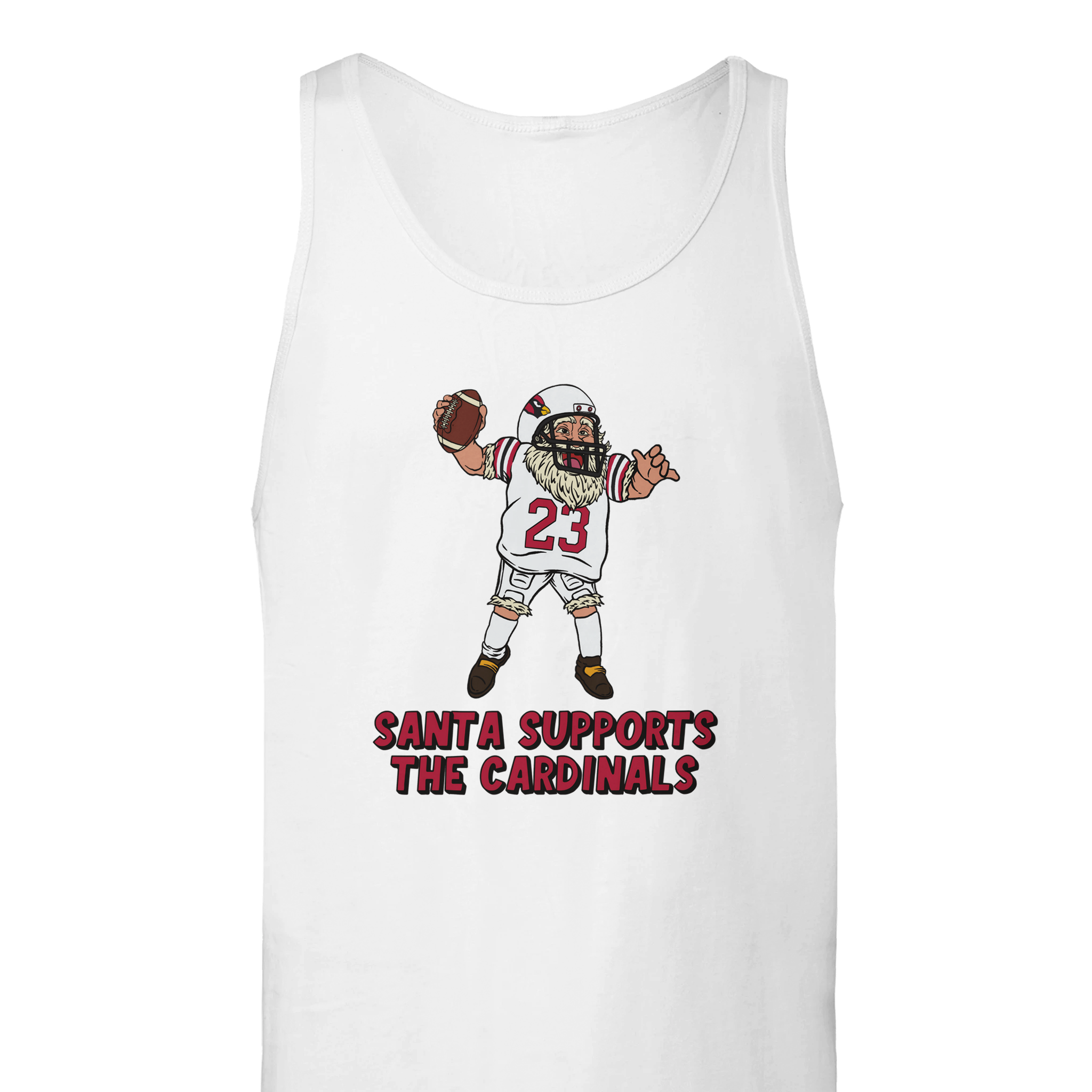 Arizona Cardinals Unisex Santa Tank Top