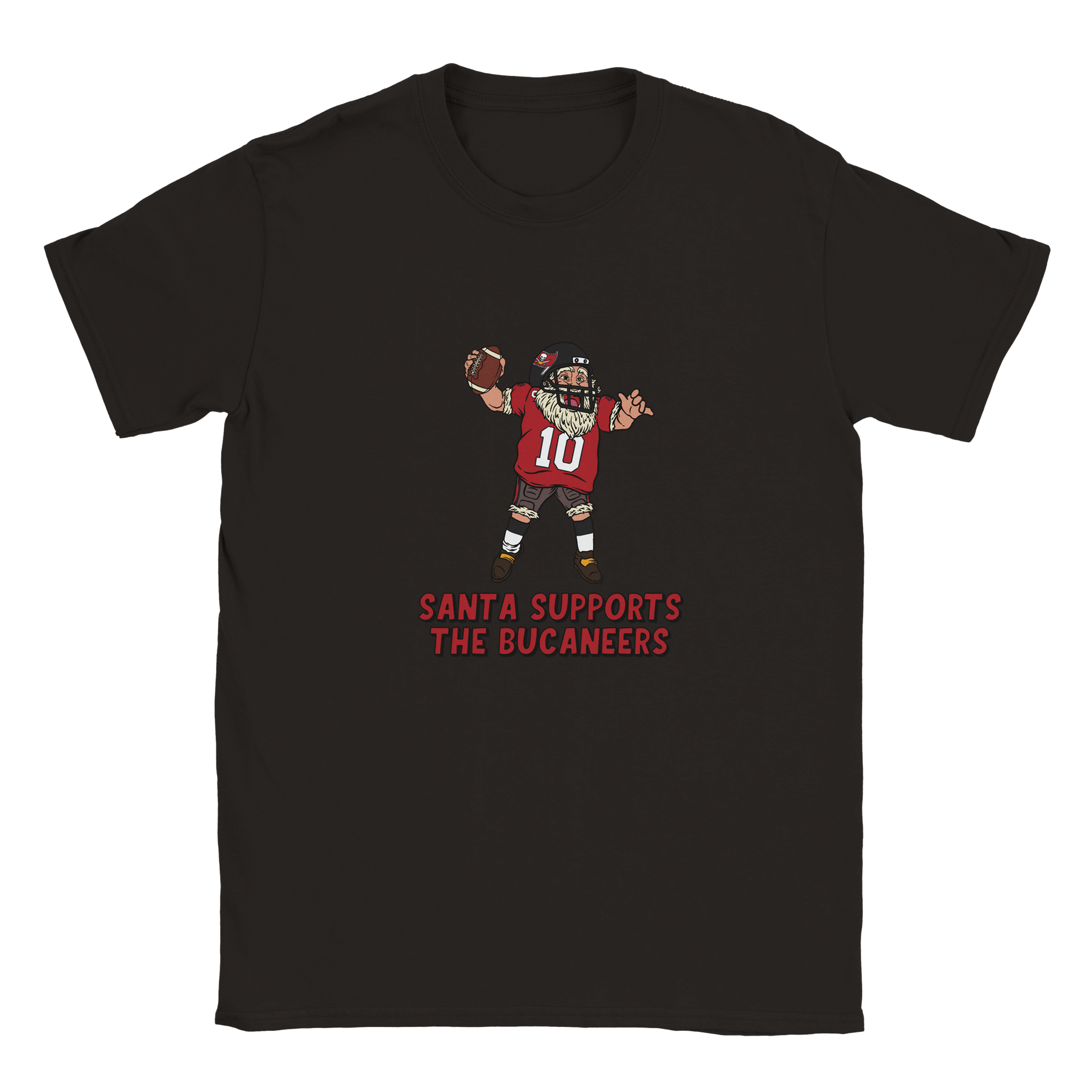 Tampa Bay Buccaneers Kids Crewneck Santa T-shirt