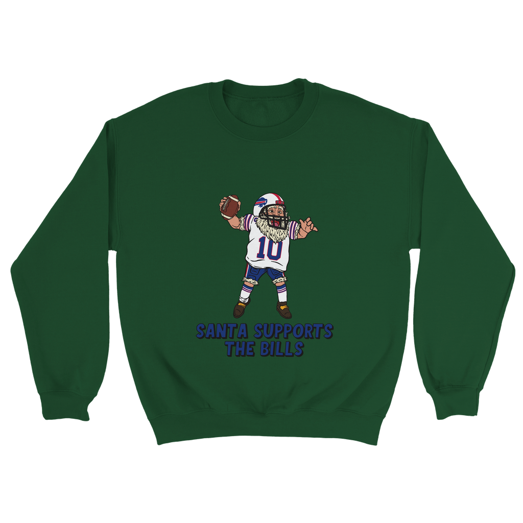 Buffalo Bills Unisex Crewneck Santa Sweatshirt