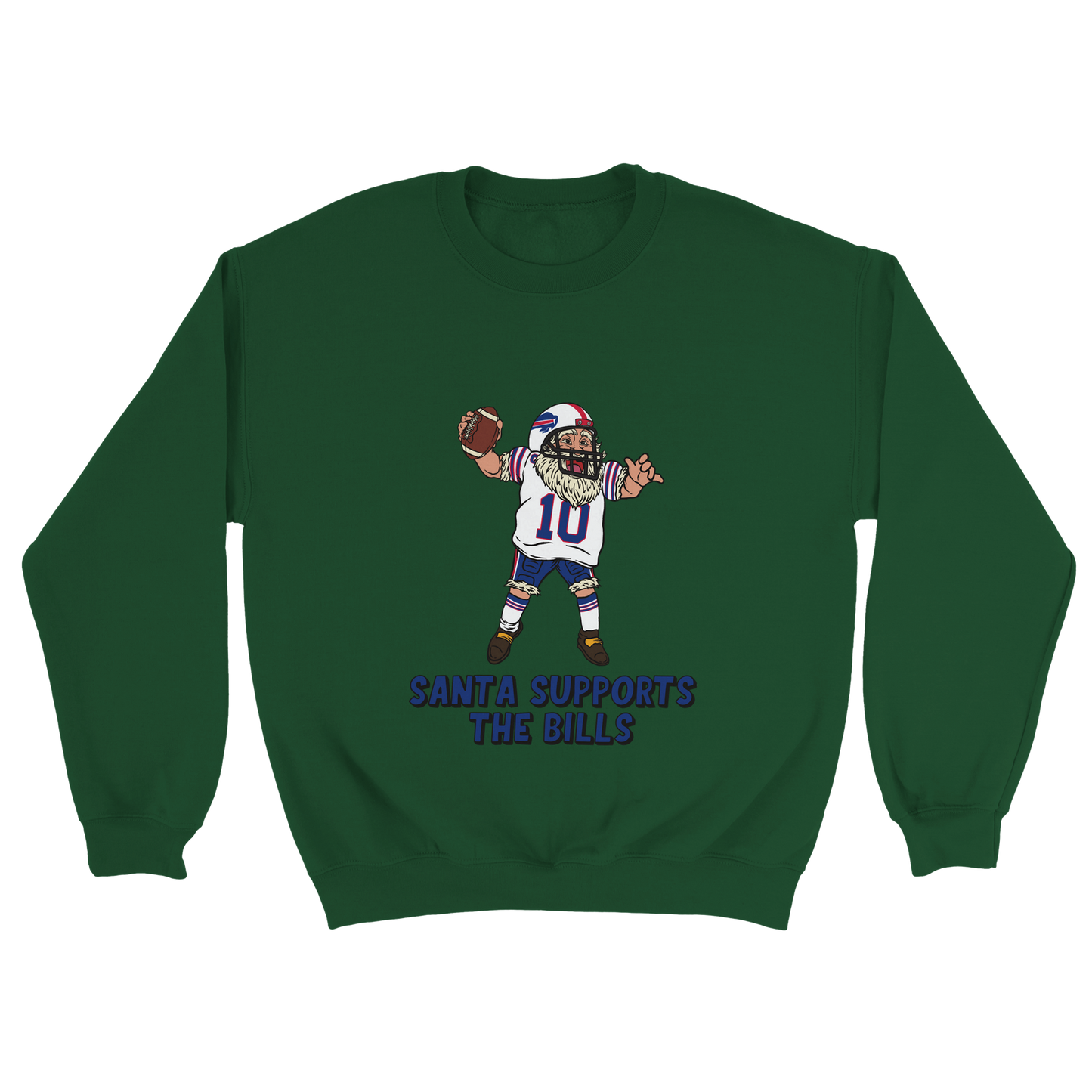 Buffalo Bills Unisex Crewneck Santa Sweatshirt