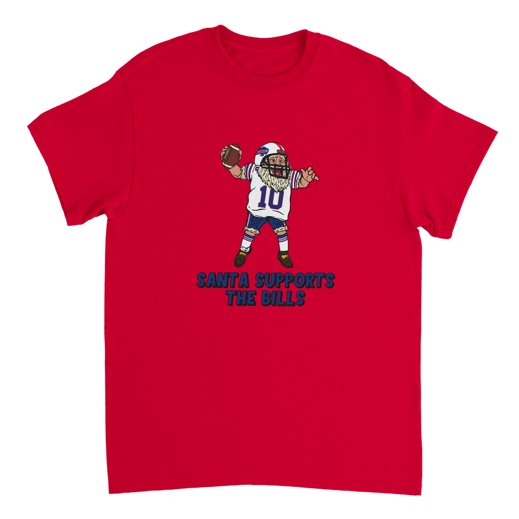 Buffalo Bills Unisex Crewneck Santa T-shirt