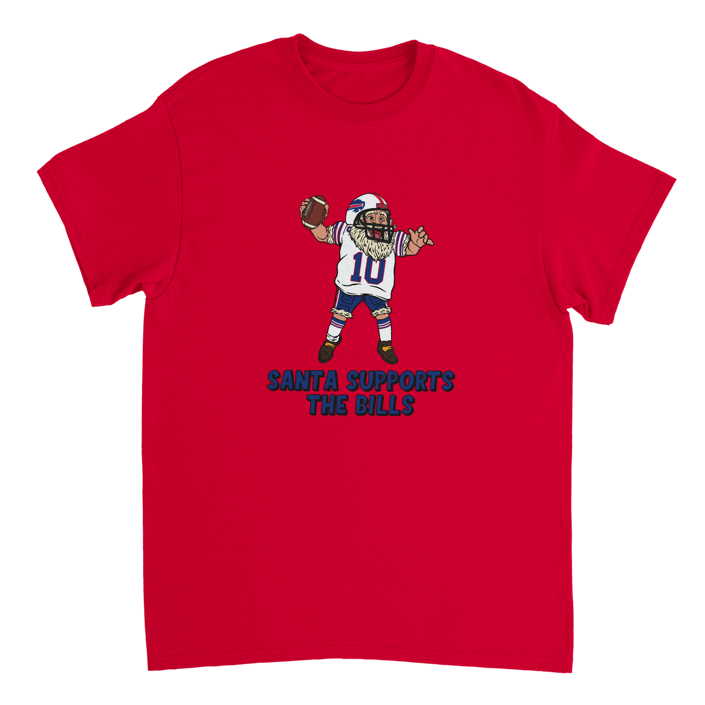 Buffalo Bills Unisex Crewneck Santa T-shirt