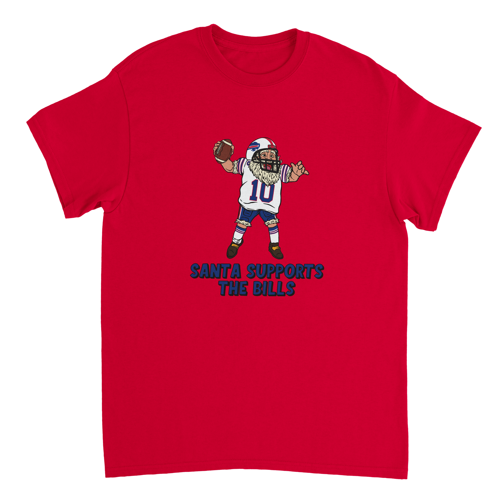 Buffalo Bills Unisex Crewneck Santa T-shirt