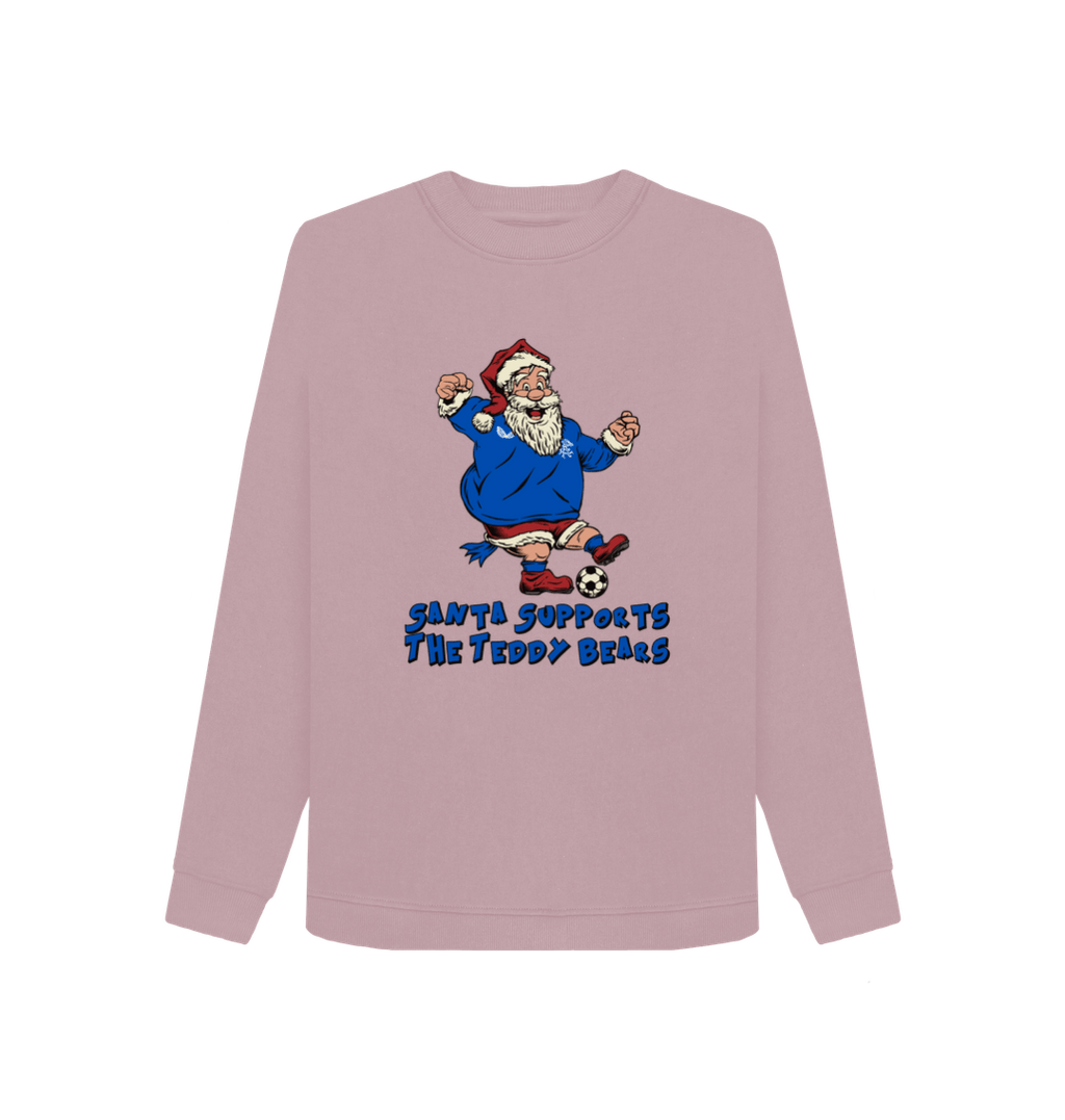 Mauve Printed Sweater Front
