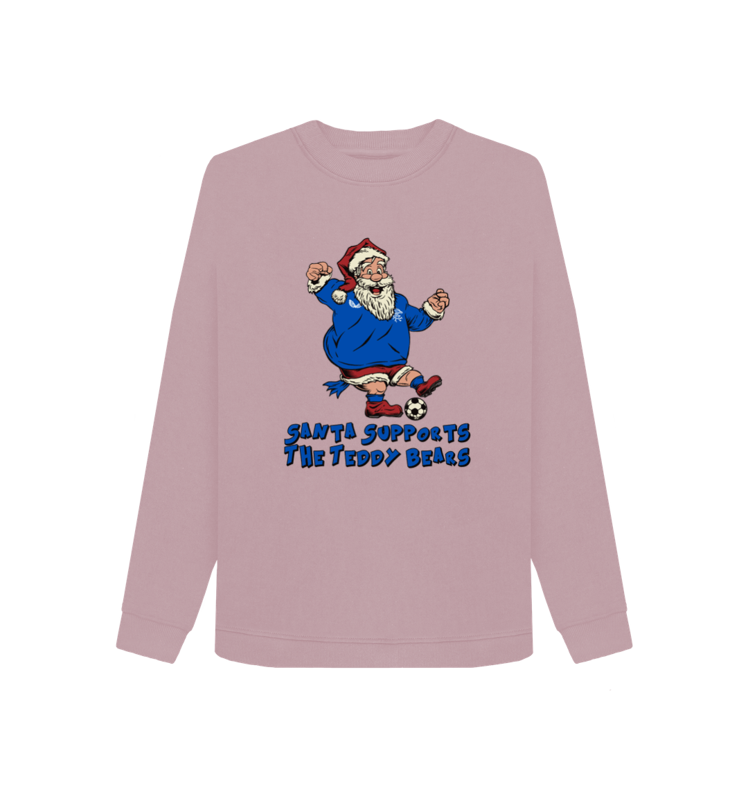 Mauve Printed Sweater Front