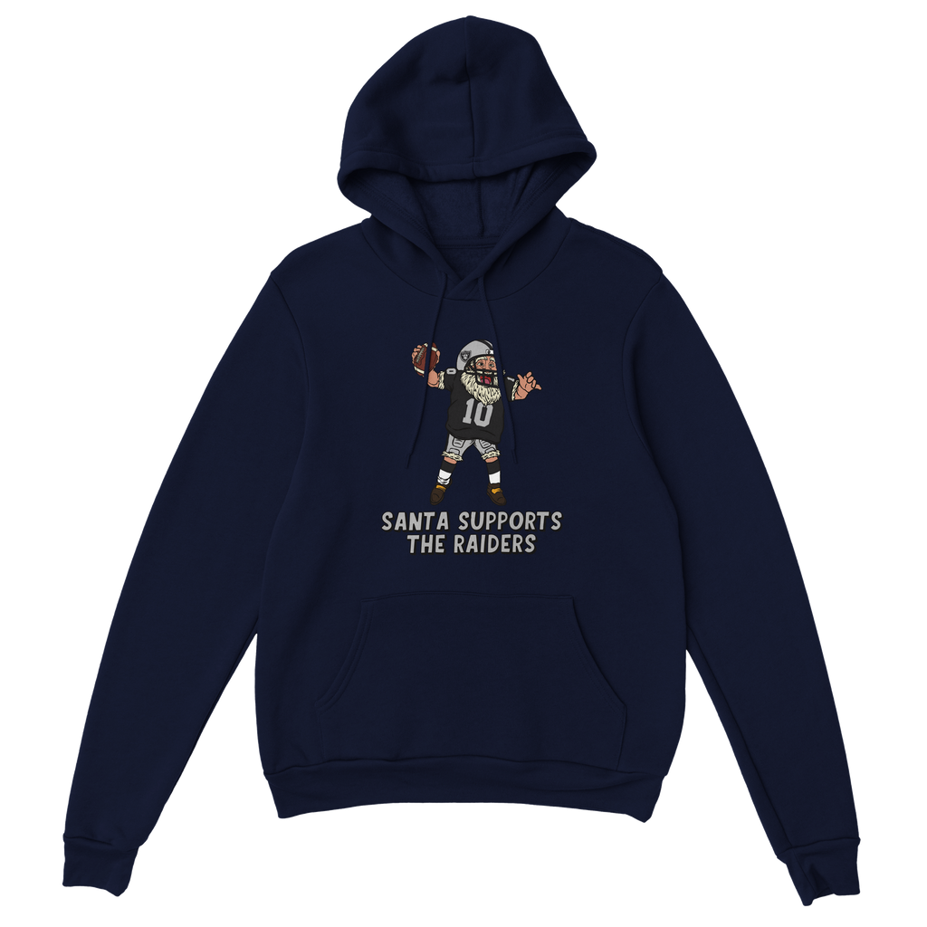Las Vegas Raiders Unisex Pullover Santa Hoodie