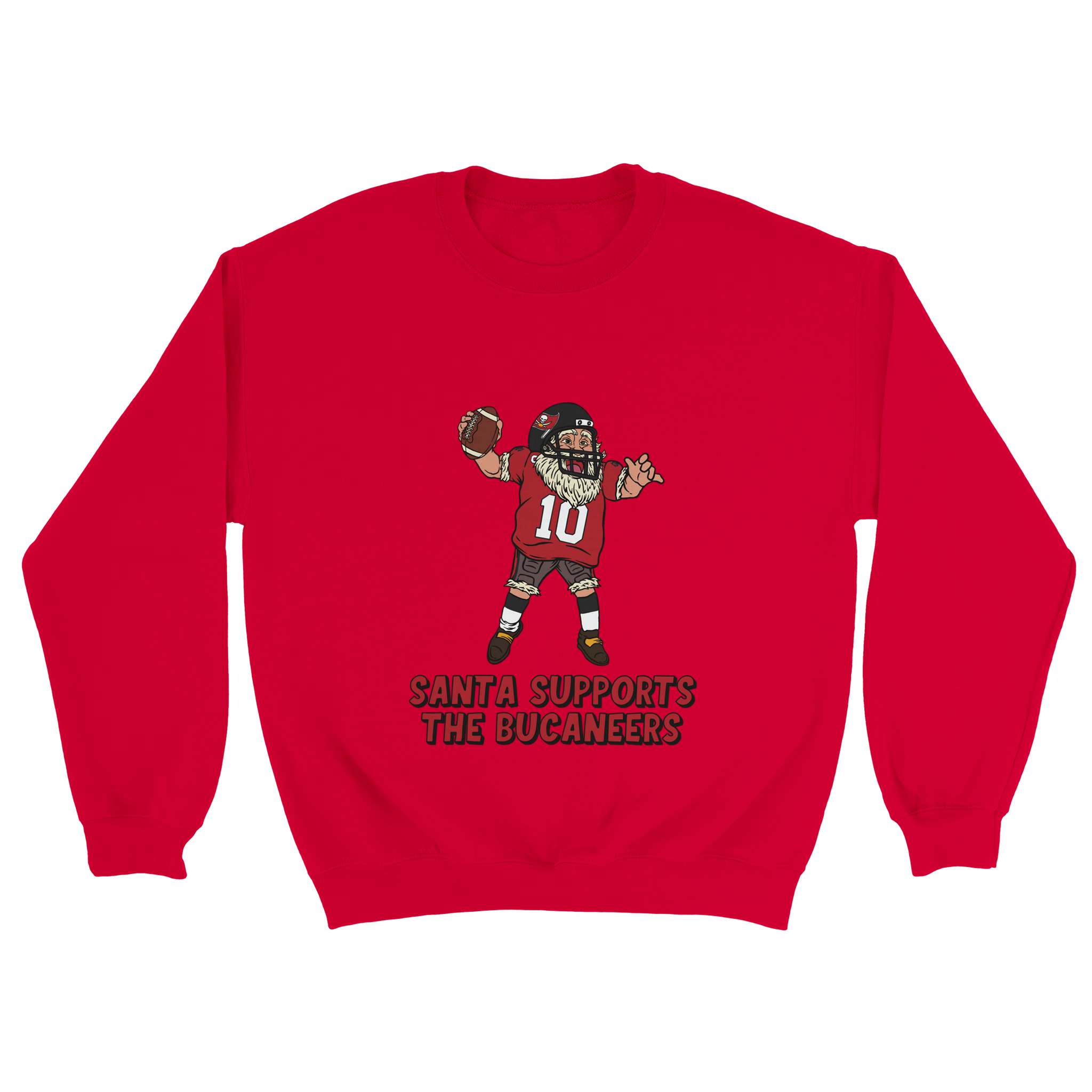 Tampa Bay Buccaneers Unisex Crewneck Santa Sweatshirt