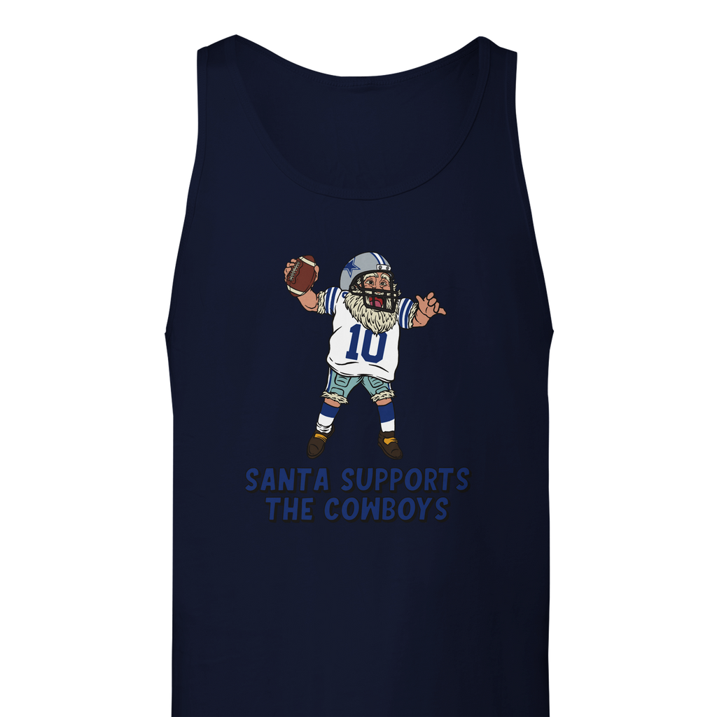 Dallas Cowboys Unisex Santa Tank Top