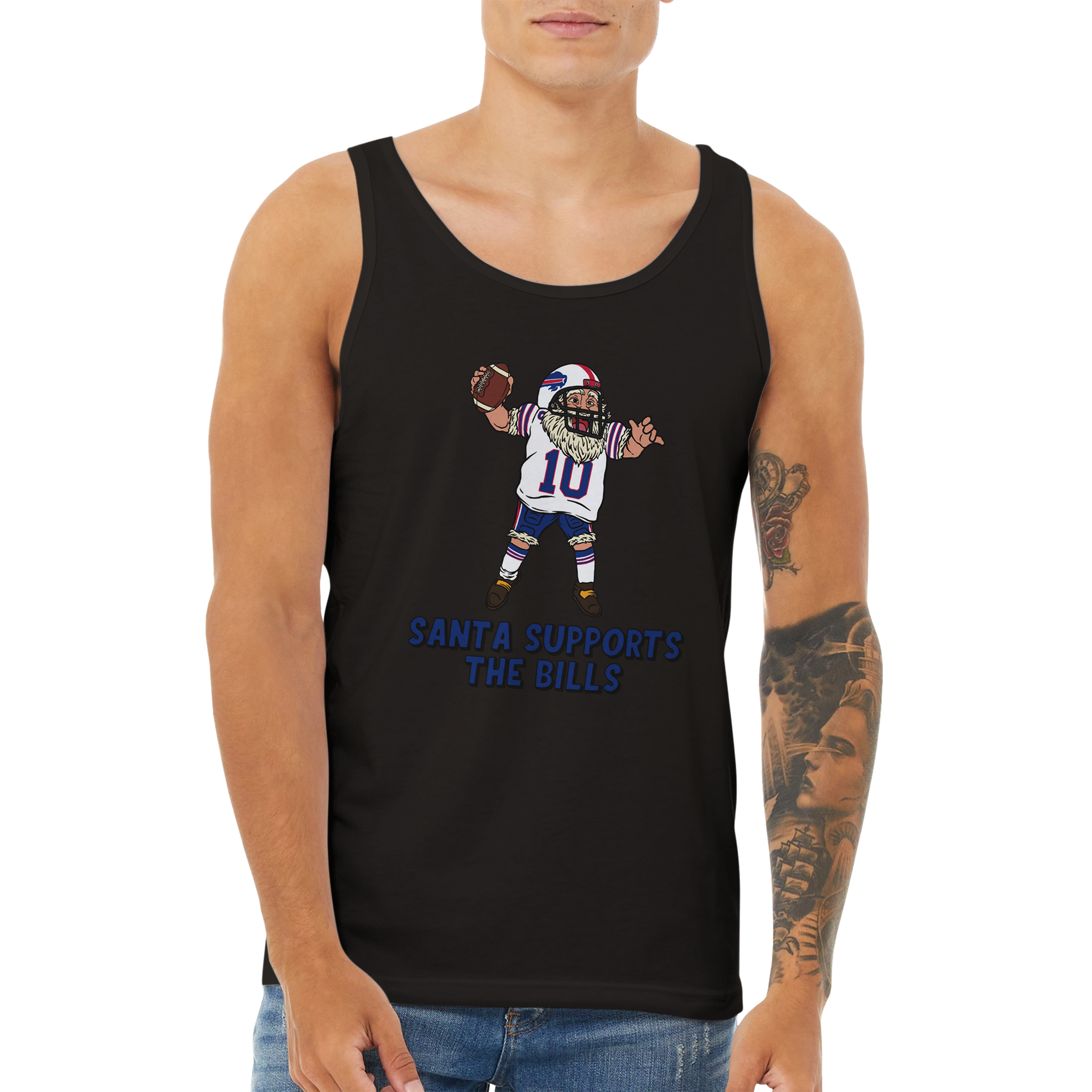 Buffalo Bills Unisex Santa Tank Top