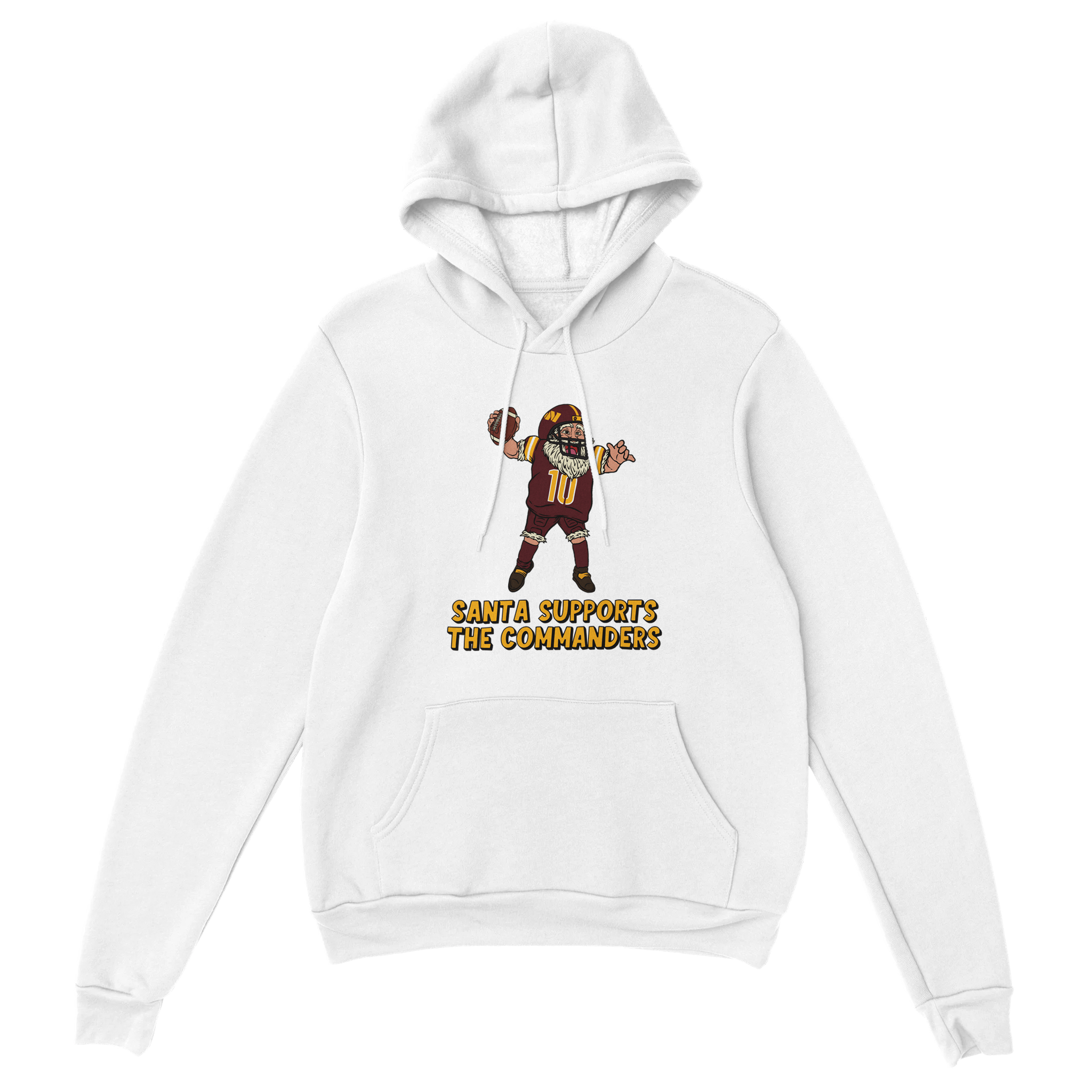 Washington Commanders Unisex Pullover Santa Hoodie