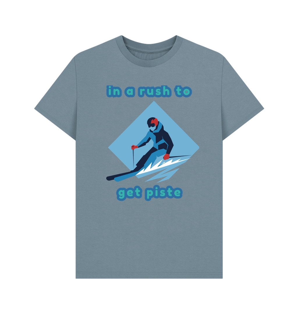 Stone Blue Mens Ski 2025 Classic T-shirt