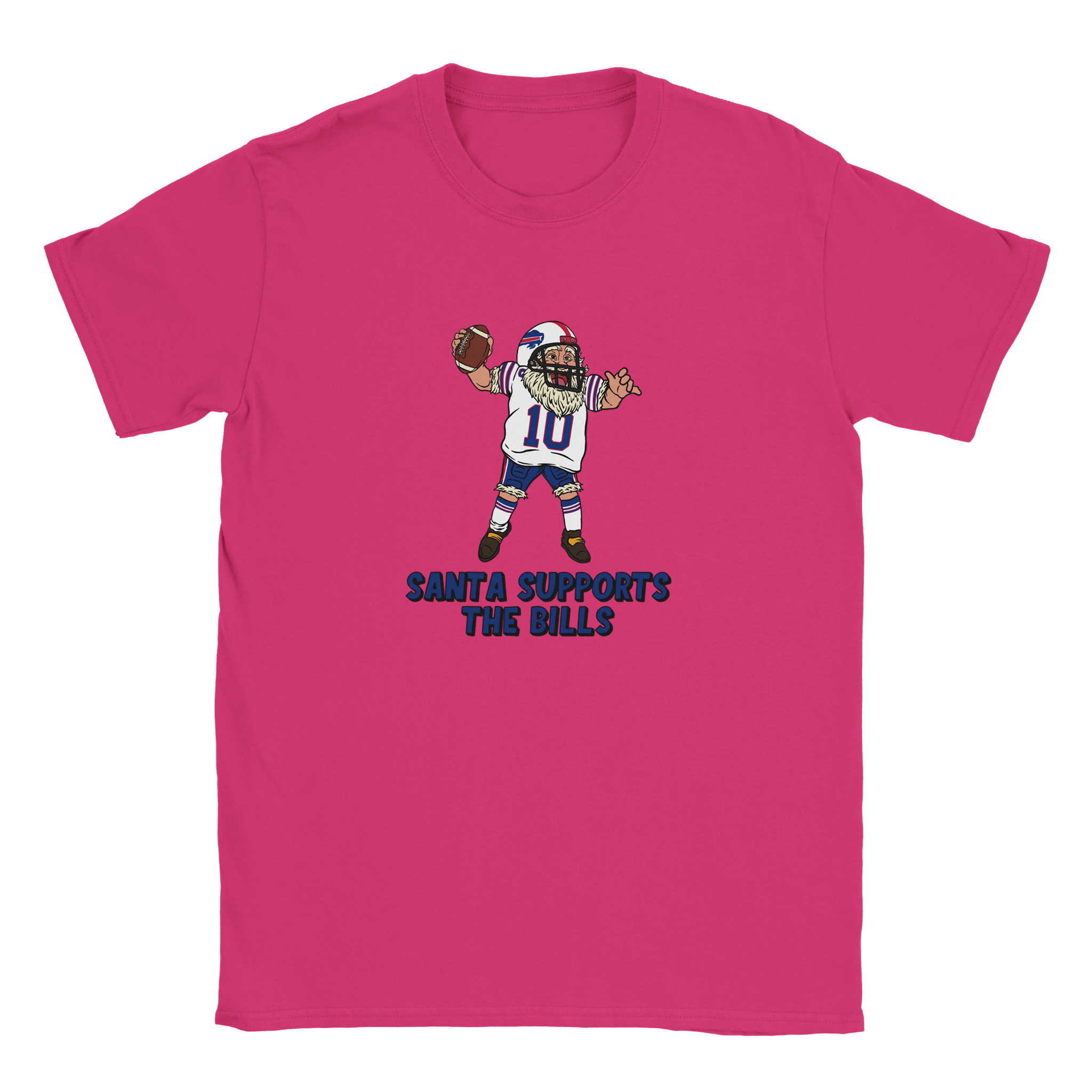 Buffalo Bills Kids Crewneck Santa T-shirt