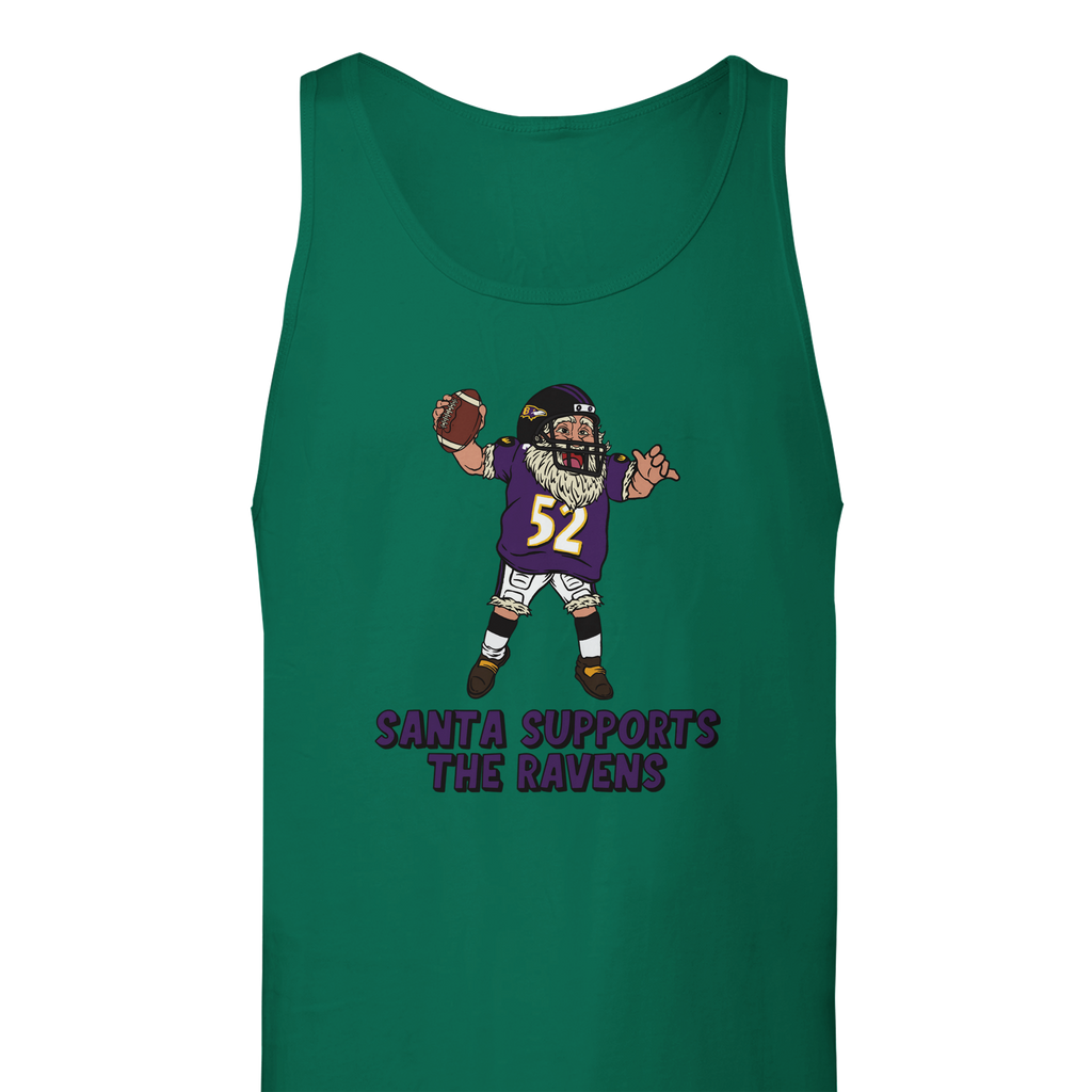 Baltimore Ravens Unisex Santa Tank Top