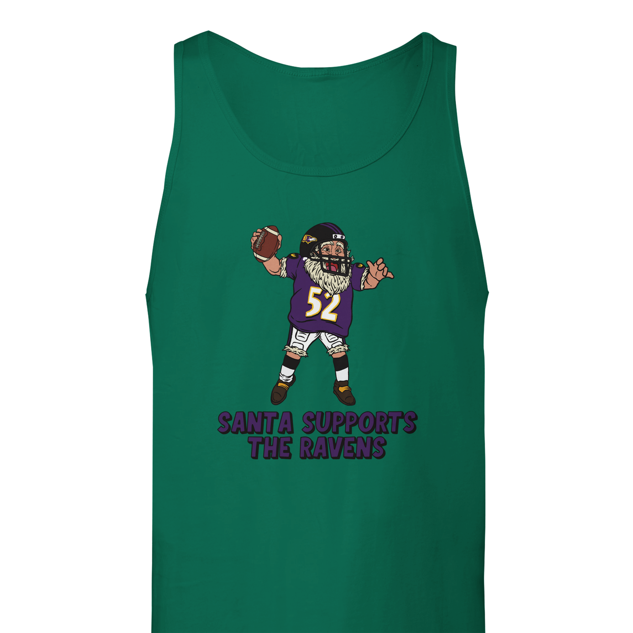 Baltimore Ravens Unisex Santa Tank Top
