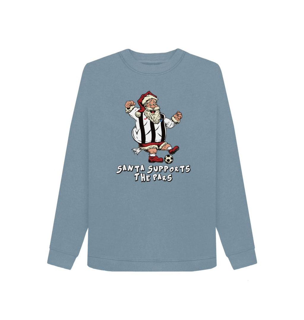 Stone Blue Dunfermline Women's Santa Jumper