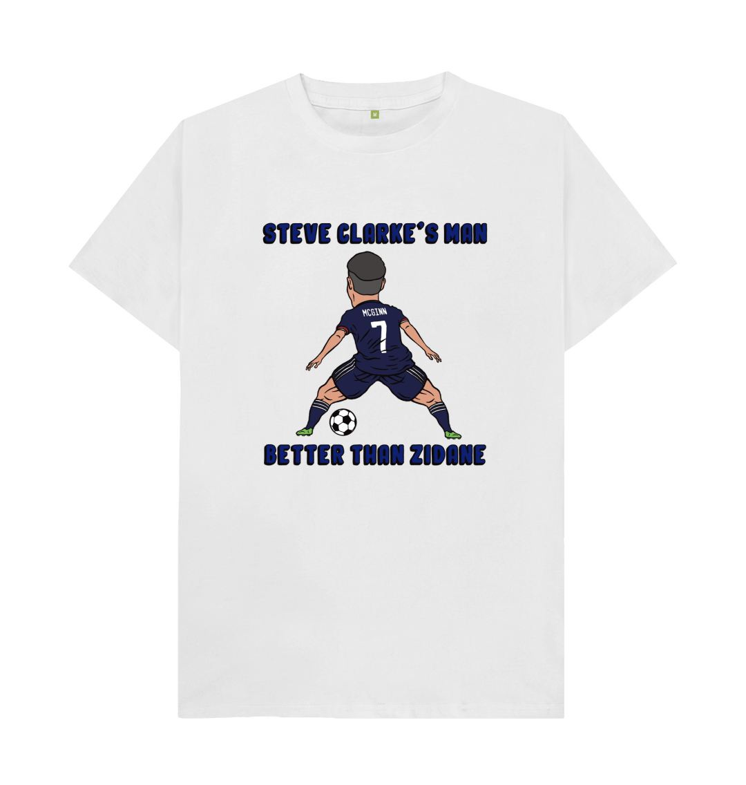 White Printed T-shirt Front