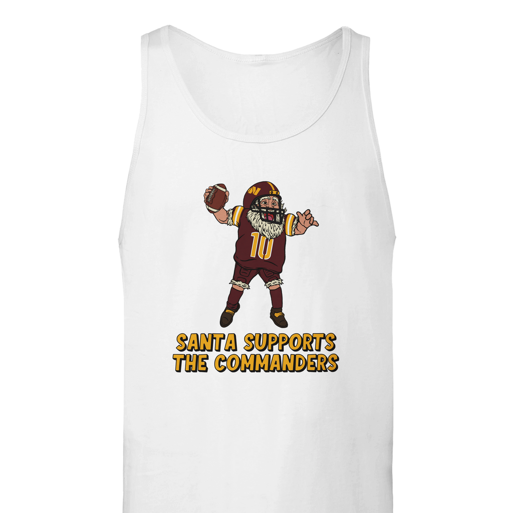 Washington Commanders Unisex Santa Tank Top