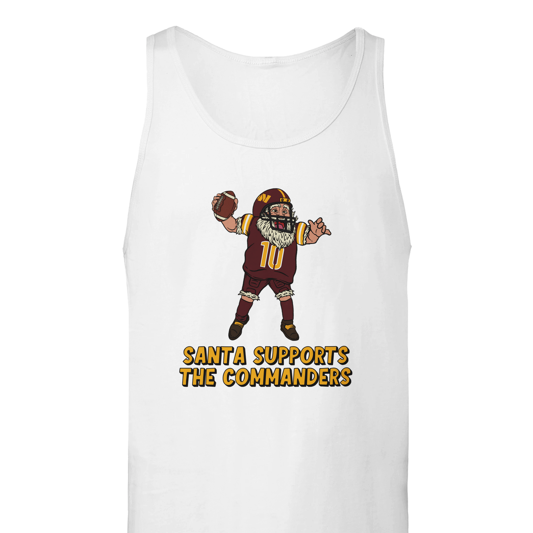 Washington Commanders Unisex Santa Tank Top