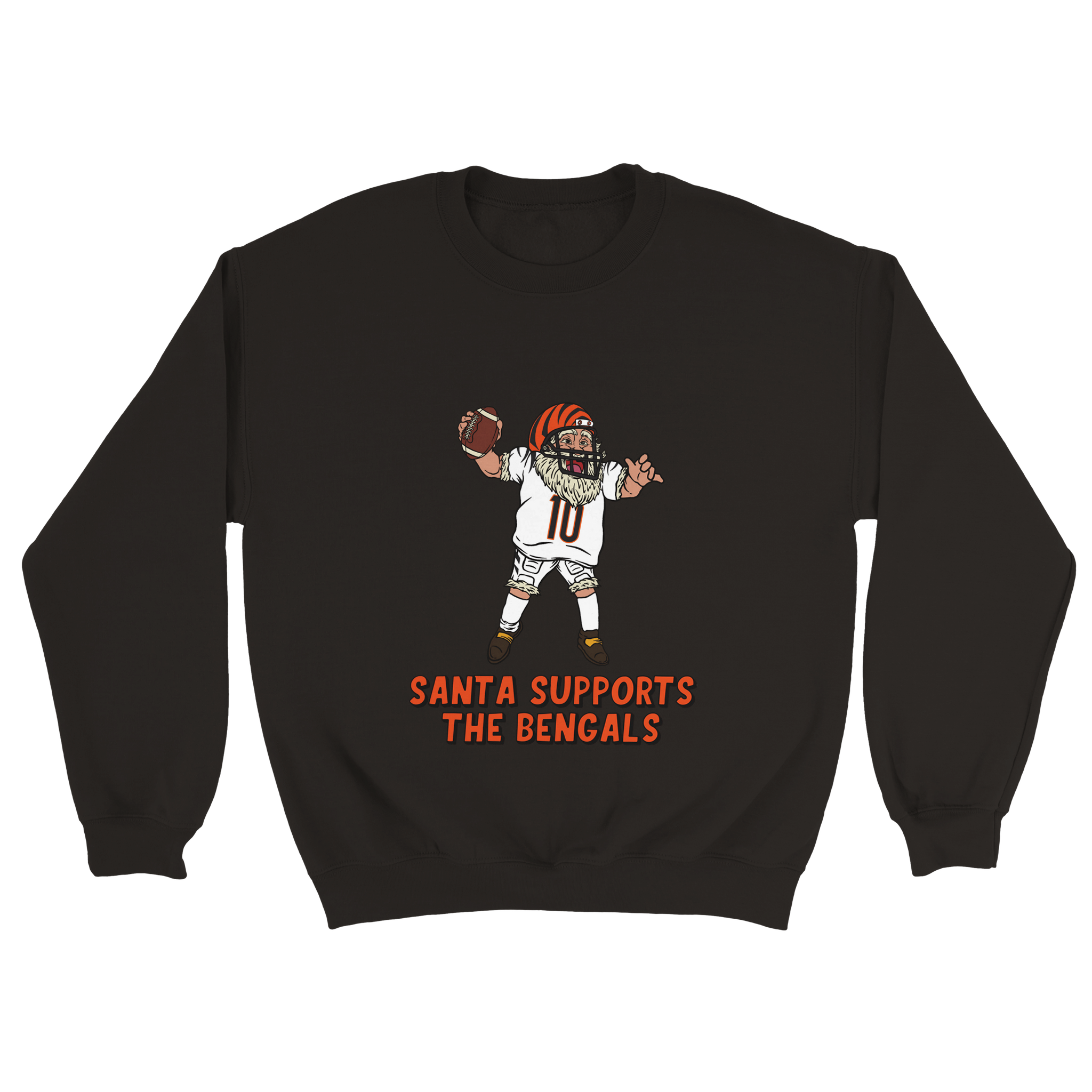Cincinnati Bengals Unisex Crewneck Santa Sweatshirt