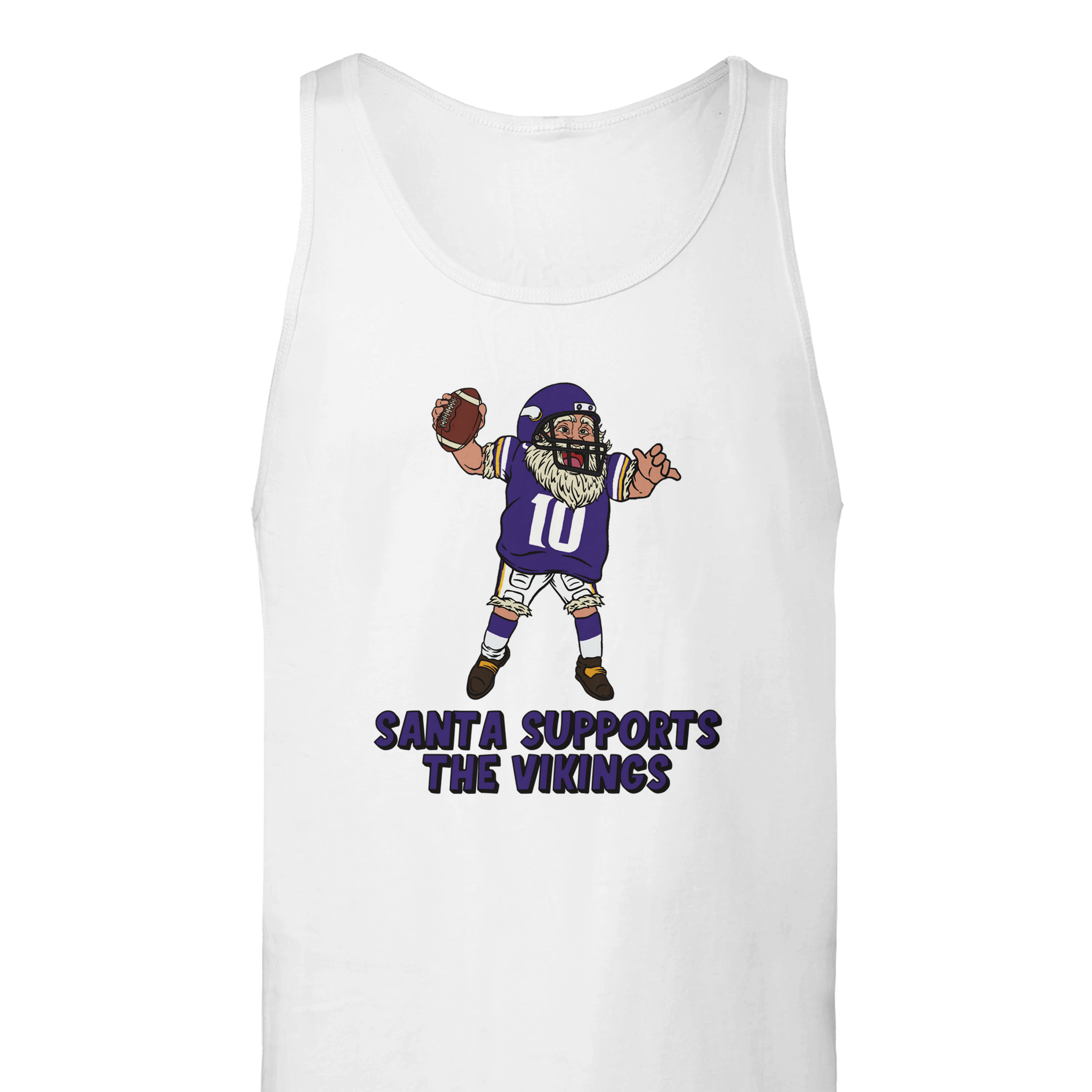 Minnesota Vikings Unisex Santa Tank Top