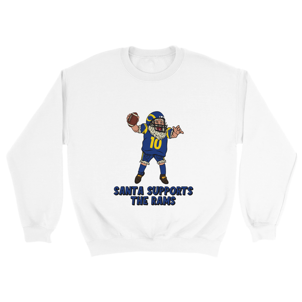 Los Angeles Rams Unisex Crewneck Santa Sweatshirt