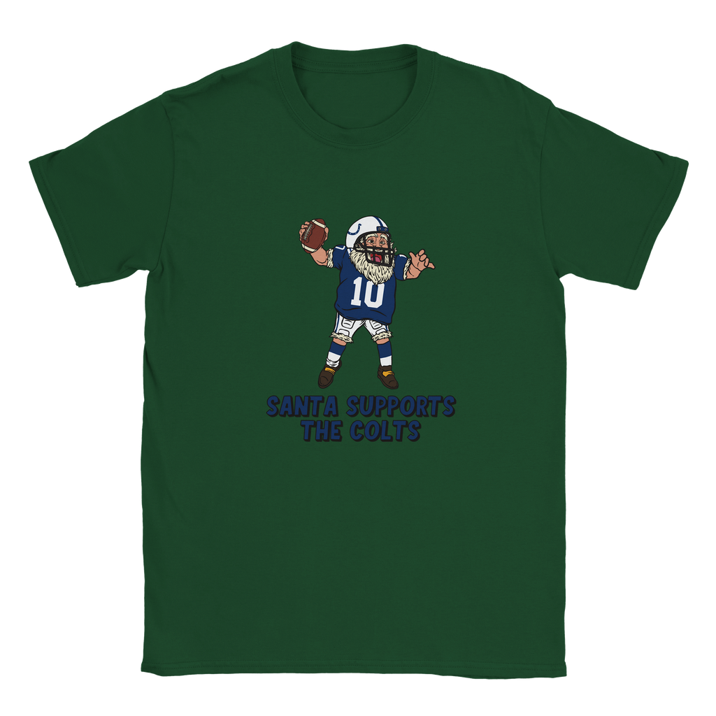 Indianapolis Colts Kids Crewneck Santa T-shirt