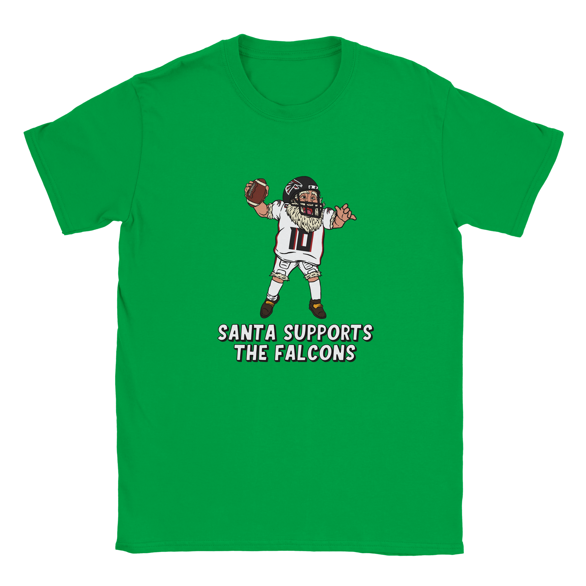 Atlanta Falcons Kids Crewneck Santa T-shirt