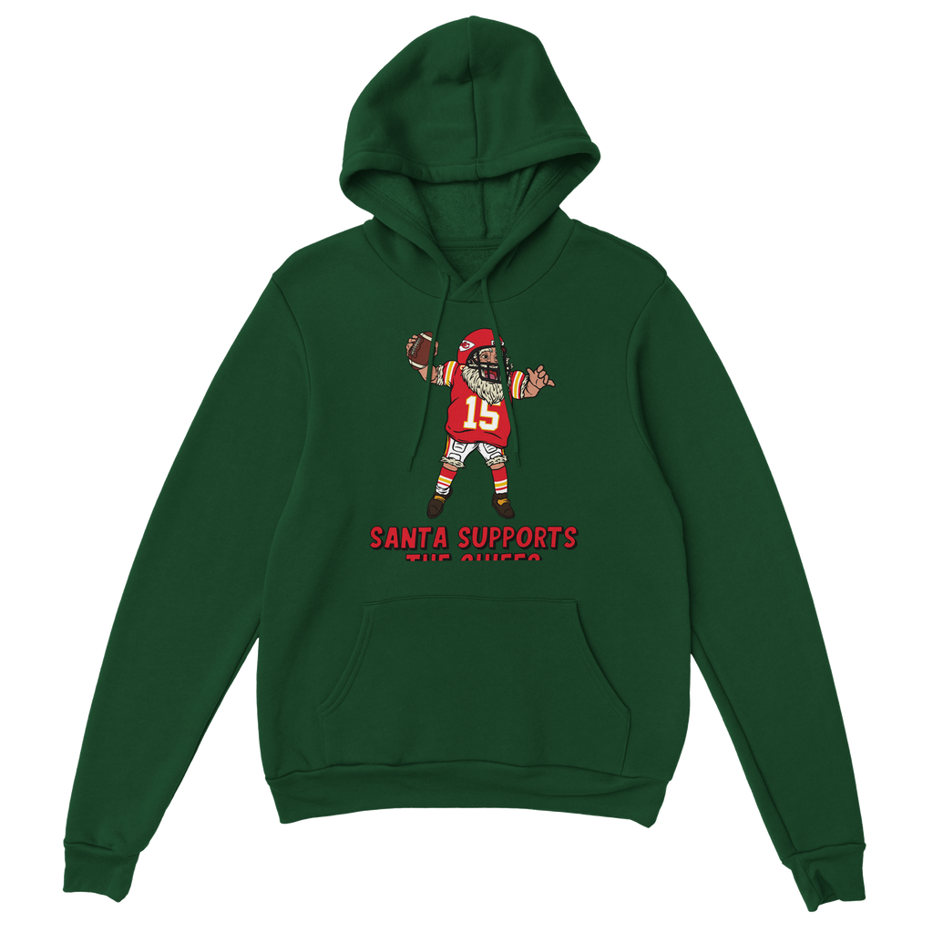 Kansas City Chiefs Unisex Pullover Santa Hoodie