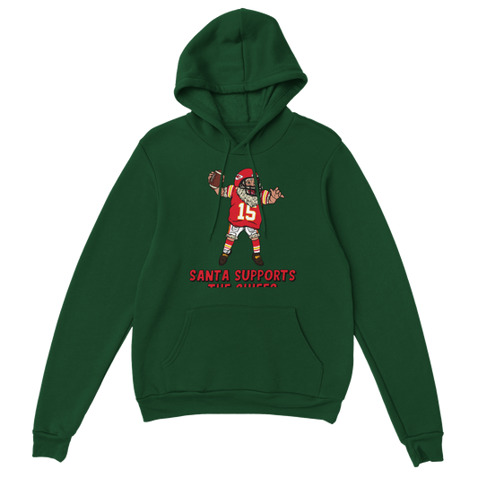 Kansas City Chiefs Unisex Pullover Santa Hoodie