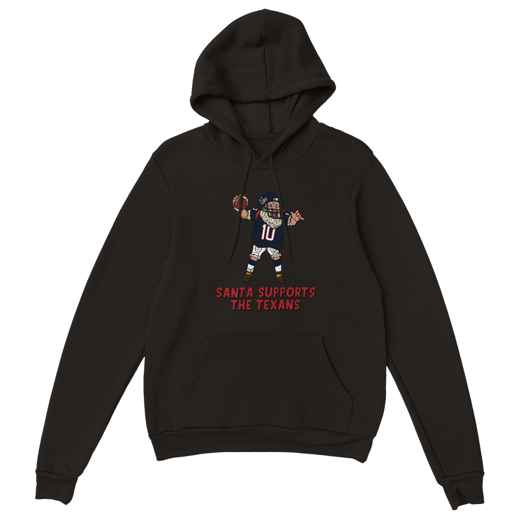 Houston Texans Unisex Pullover Santa Hoodie