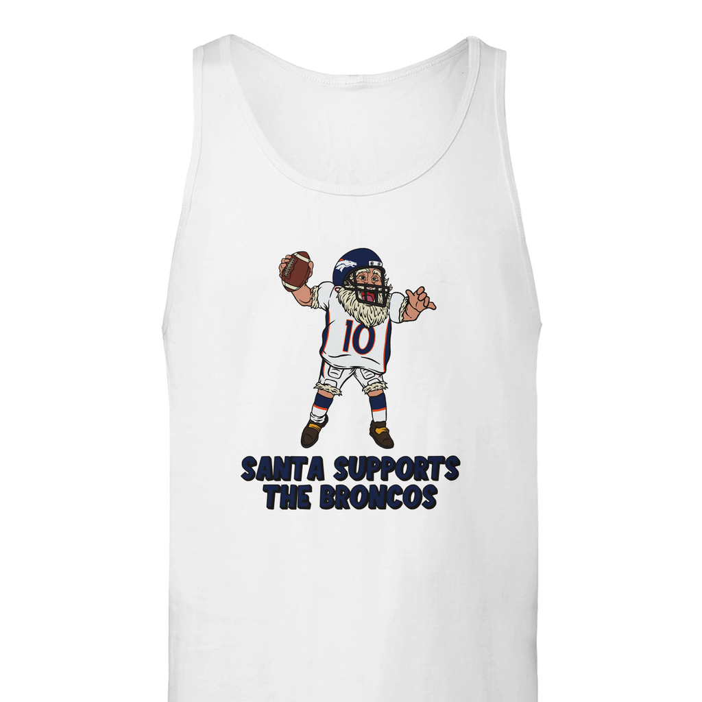 Denver Broncos Unisex Santa Tank Top
