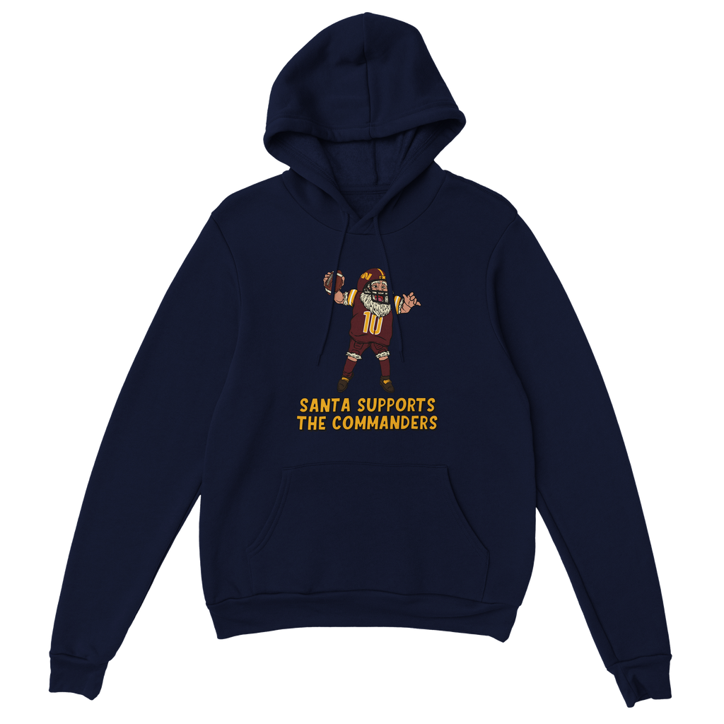 Washington Commanders Unisex Pullover Santa Hoodie