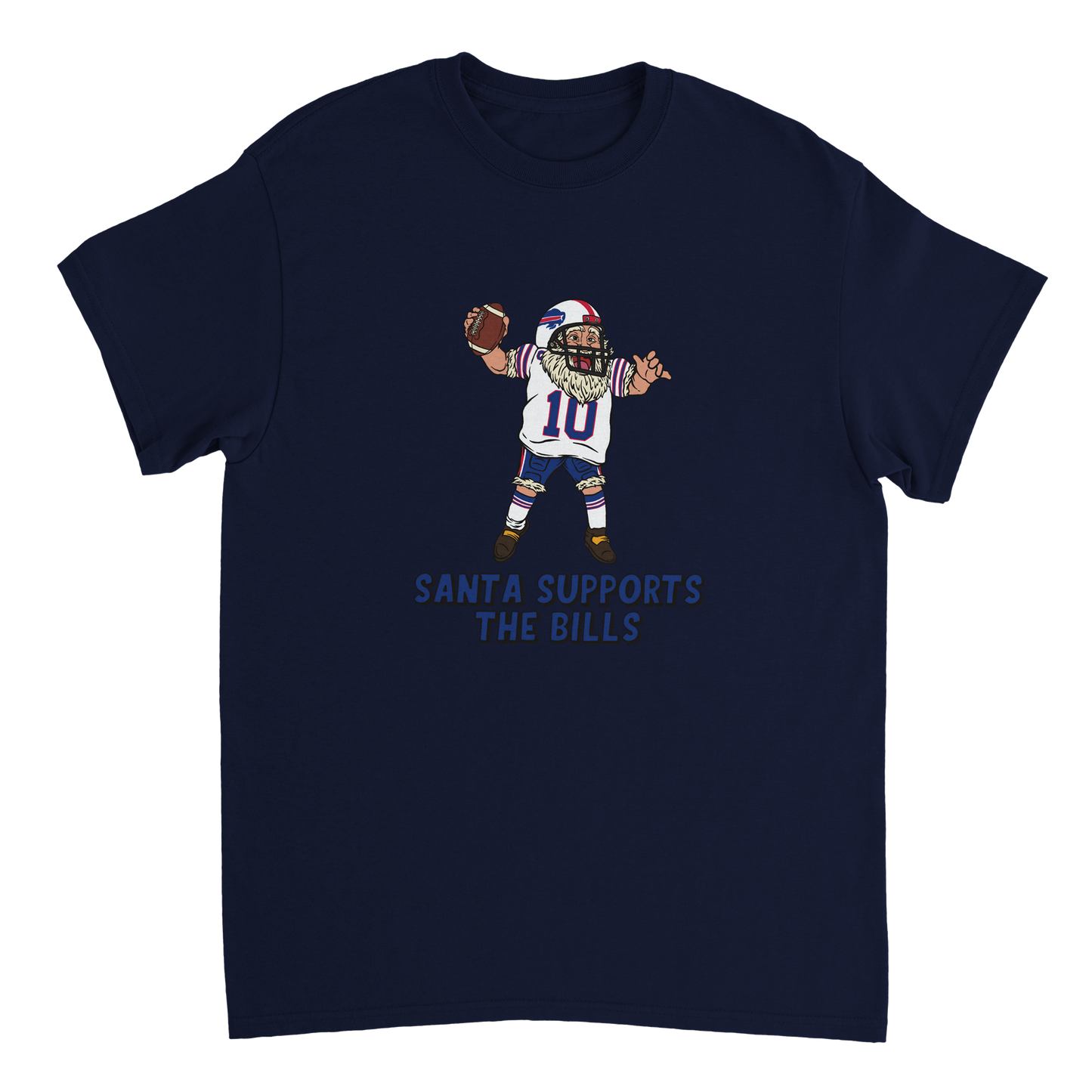 Buffalo Bills Unisex Crewneck Santa T-shirt