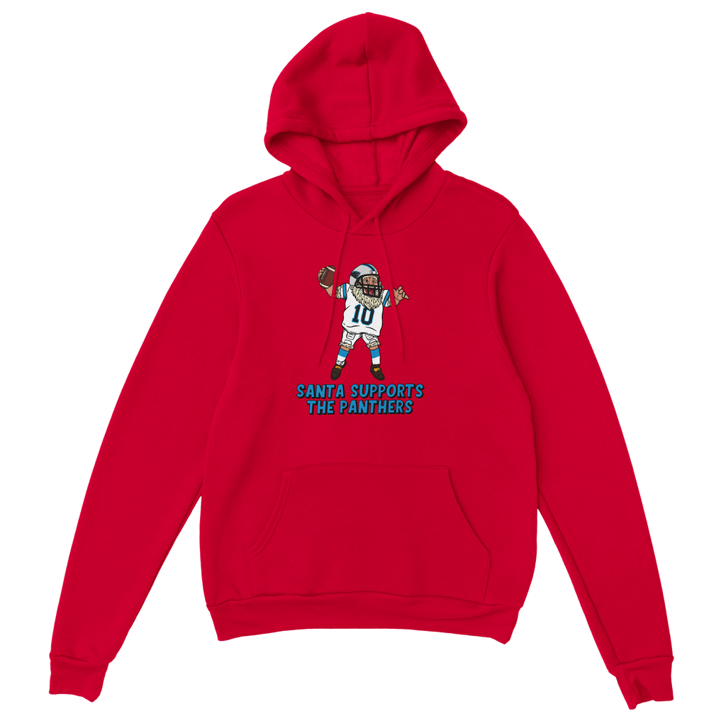 Carolina Panthers Unisex Pullover Santa Hoodie
