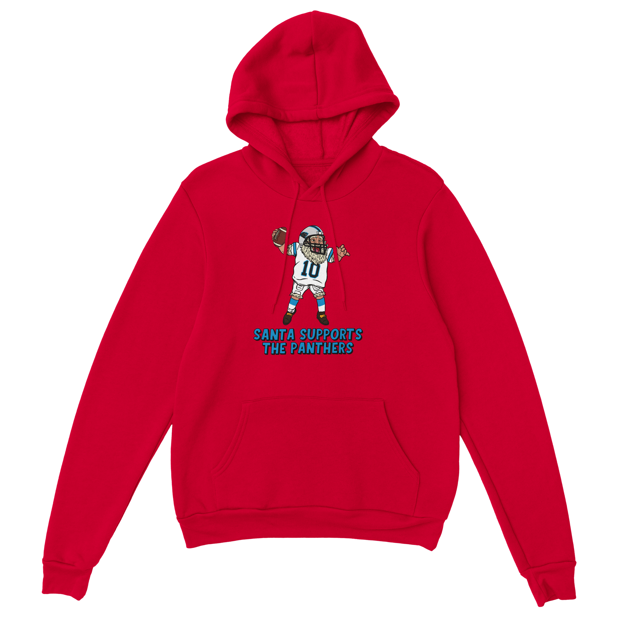 Carolina Panthers Unisex Pullover Santa Hoodie