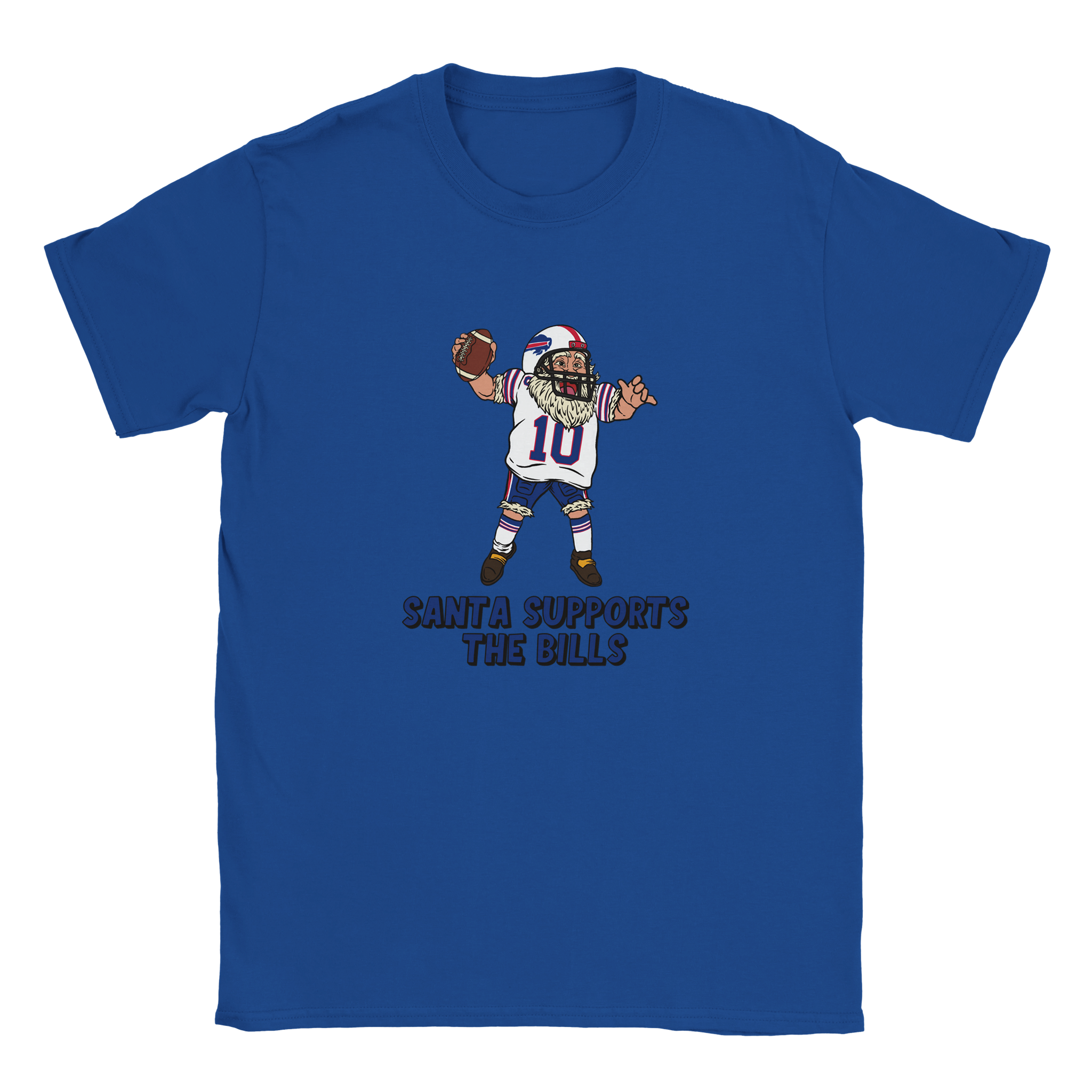 Buffalo Bills Kids Crewneck Santa T-shirt