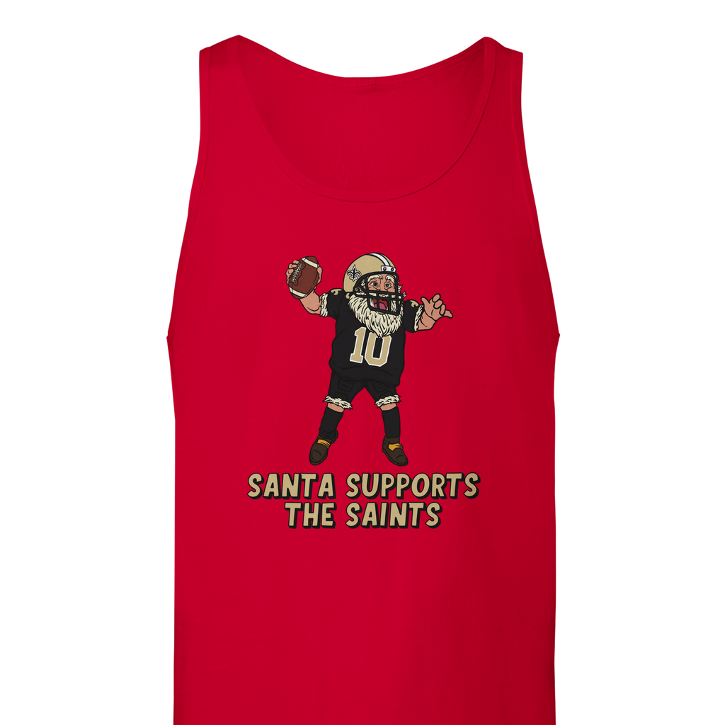 New Orleans Saints Unisex Santa Tank Top