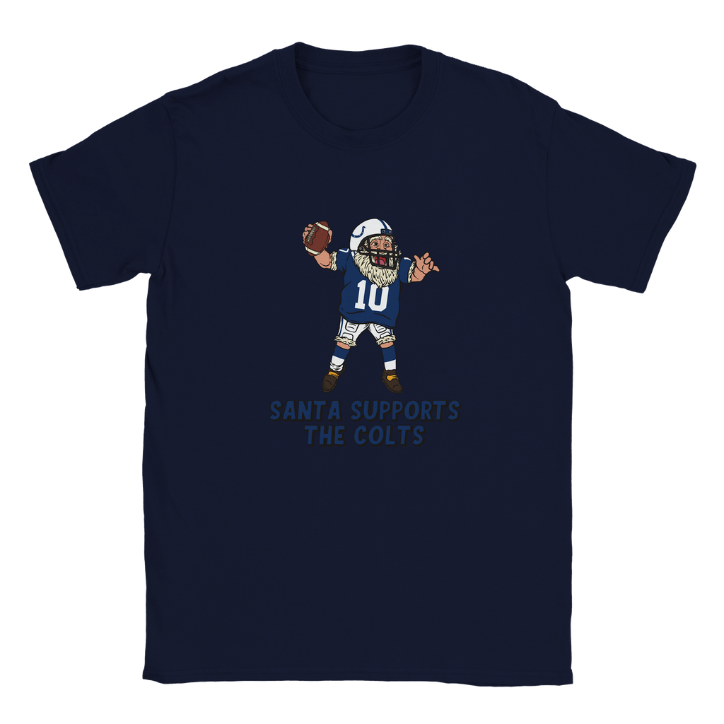 Indianapolis Colts Kids Crewneck Santa T-shirt