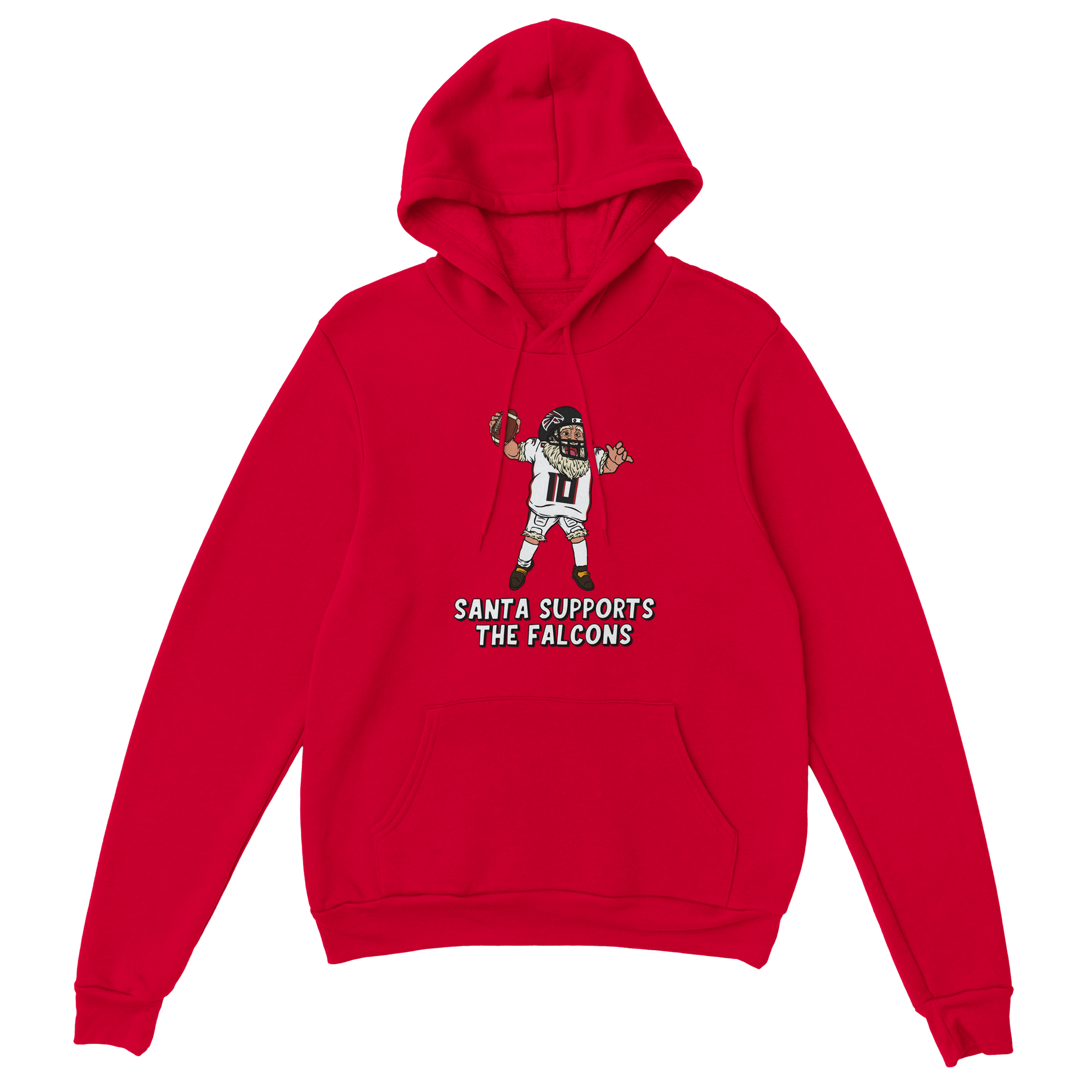Atlanta Falcons Unisex Pullover Santa Hoodie