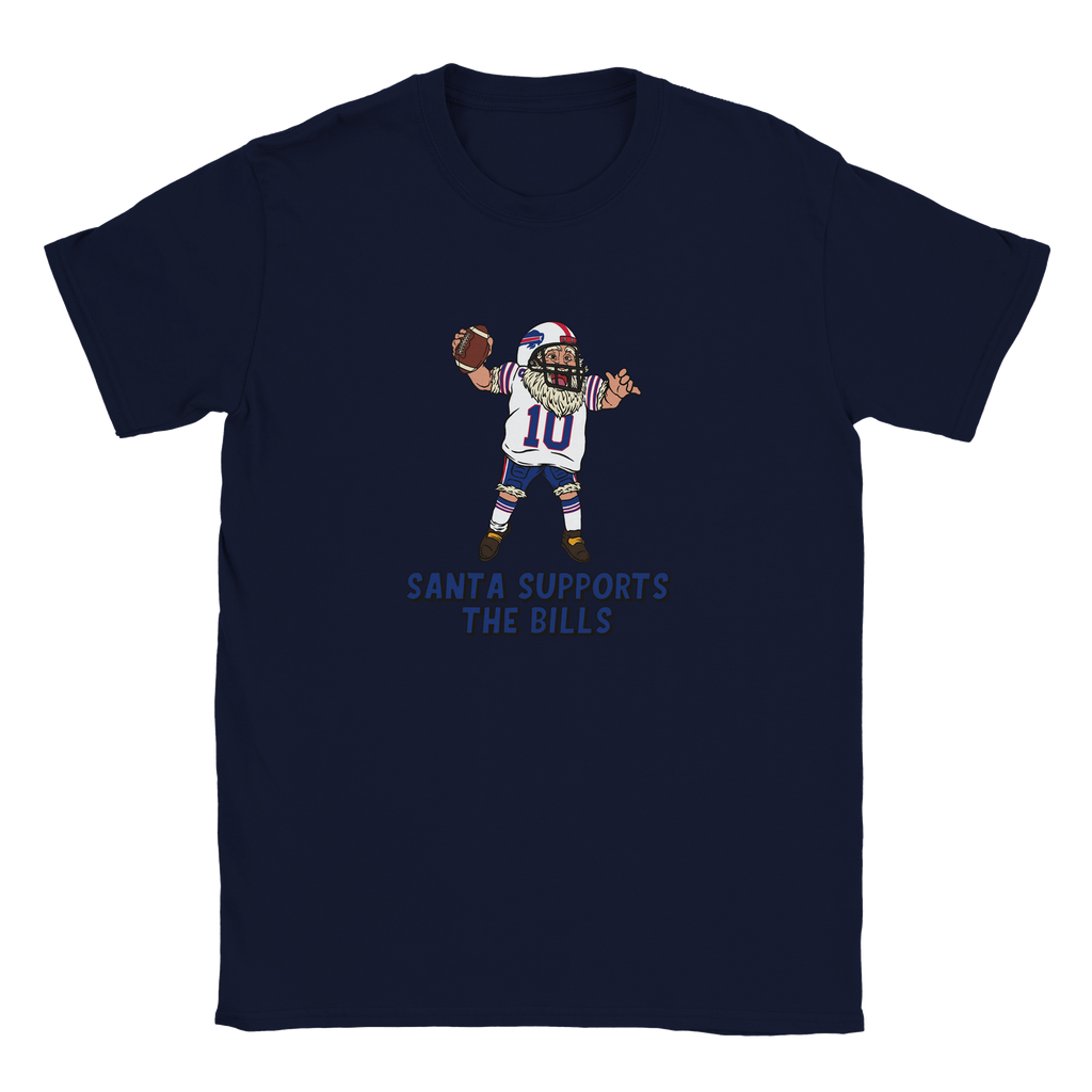 Buffalo Bills Kids Crewneck Santa T-shirt
