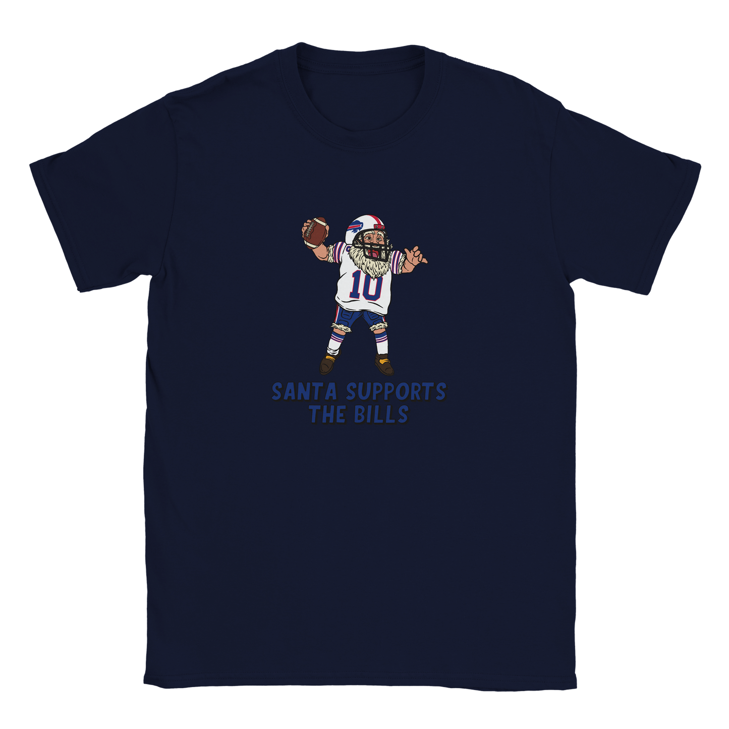 Buffalo Bills Kids Crewneck Santa T-shirt