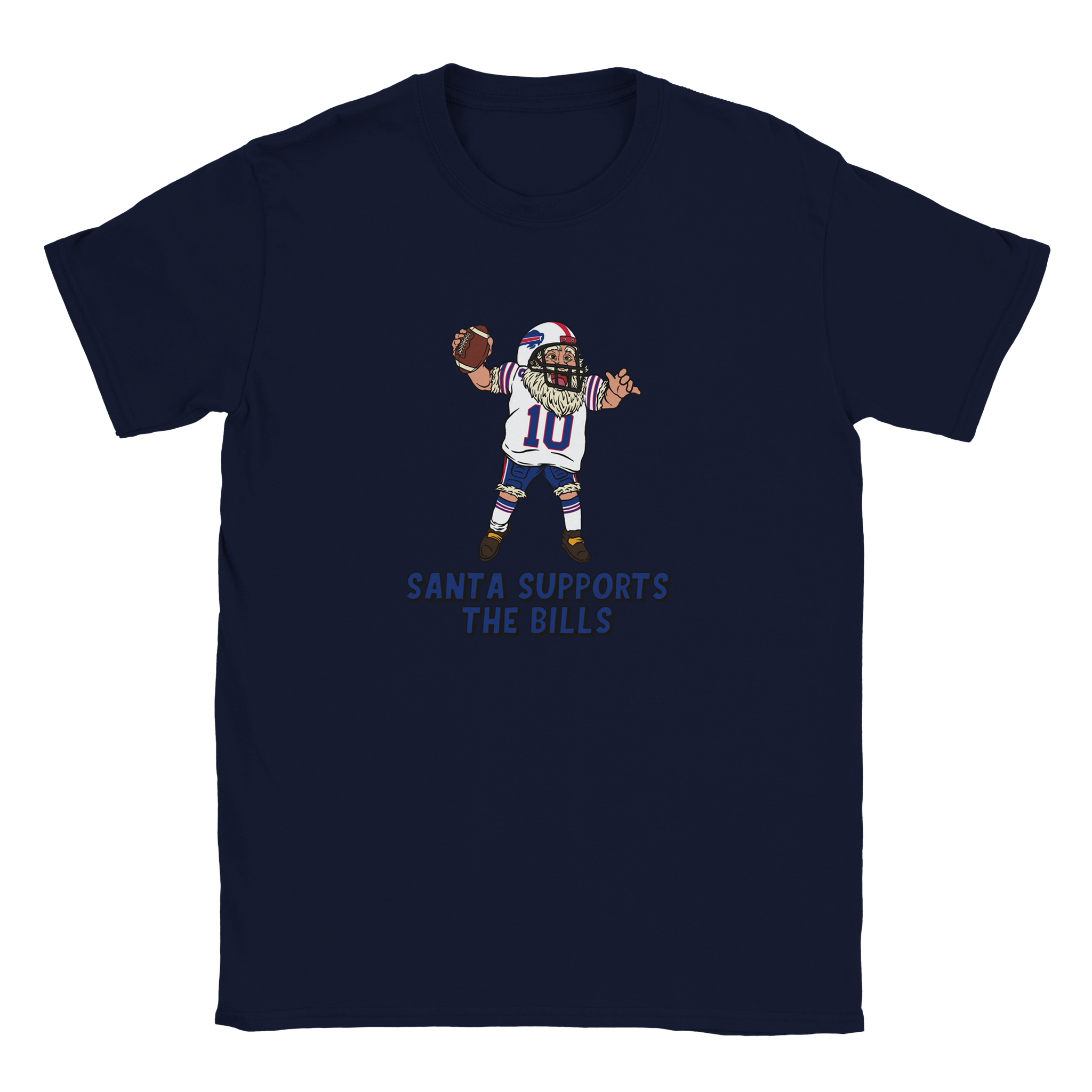 Buffalo Bills Kids Crewneck Santa T-shirt