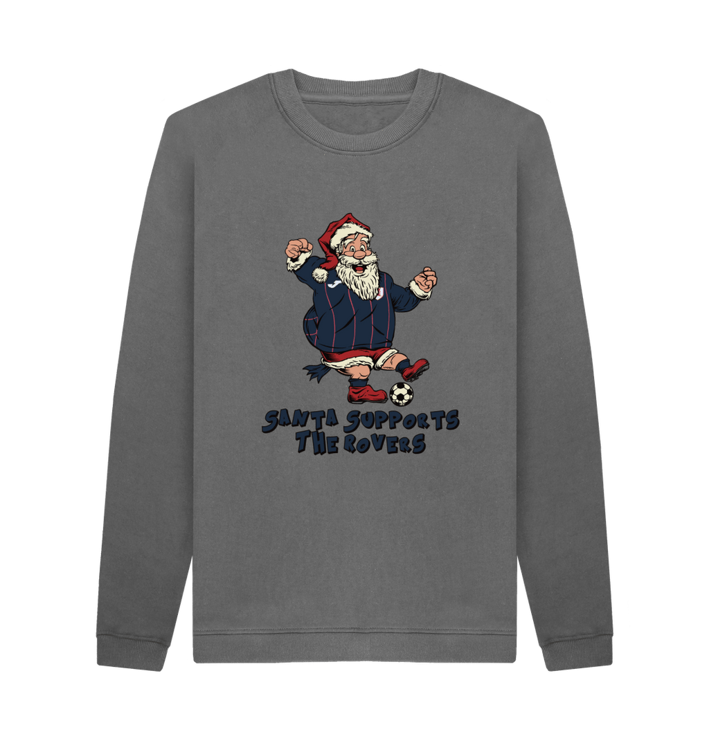 Slate Grey Printed Sweater Front