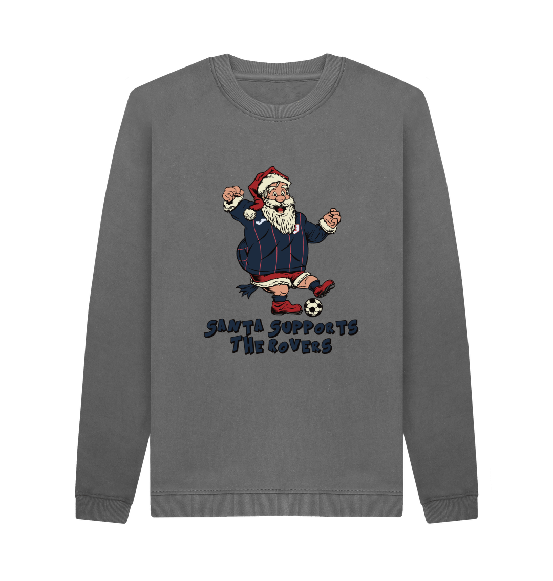 Slate Grey Printed Sweater Front