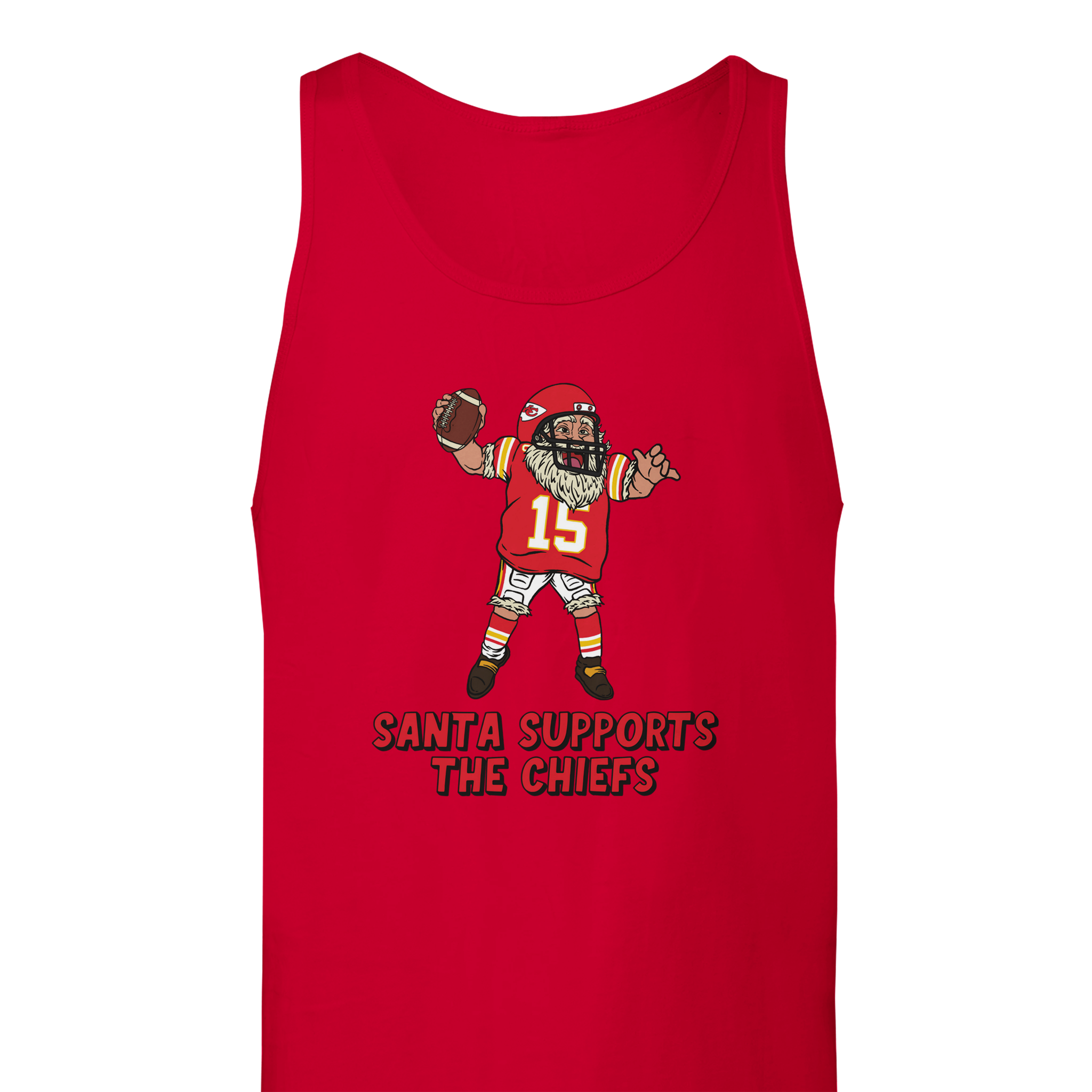 Kansas City Chiefs Unisex Santa Tank Top