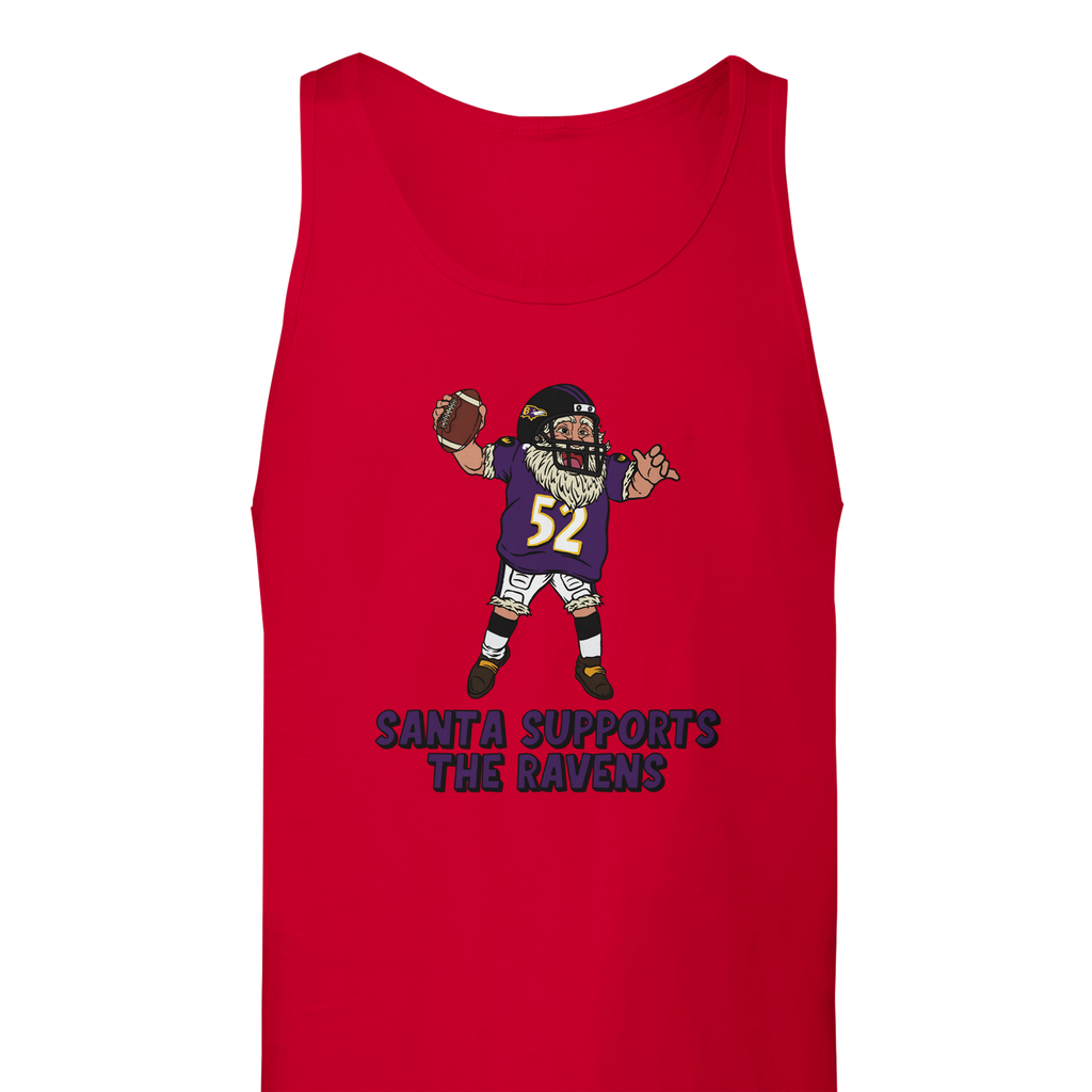 Baltimore Ravens Unisex Santa Tank Top