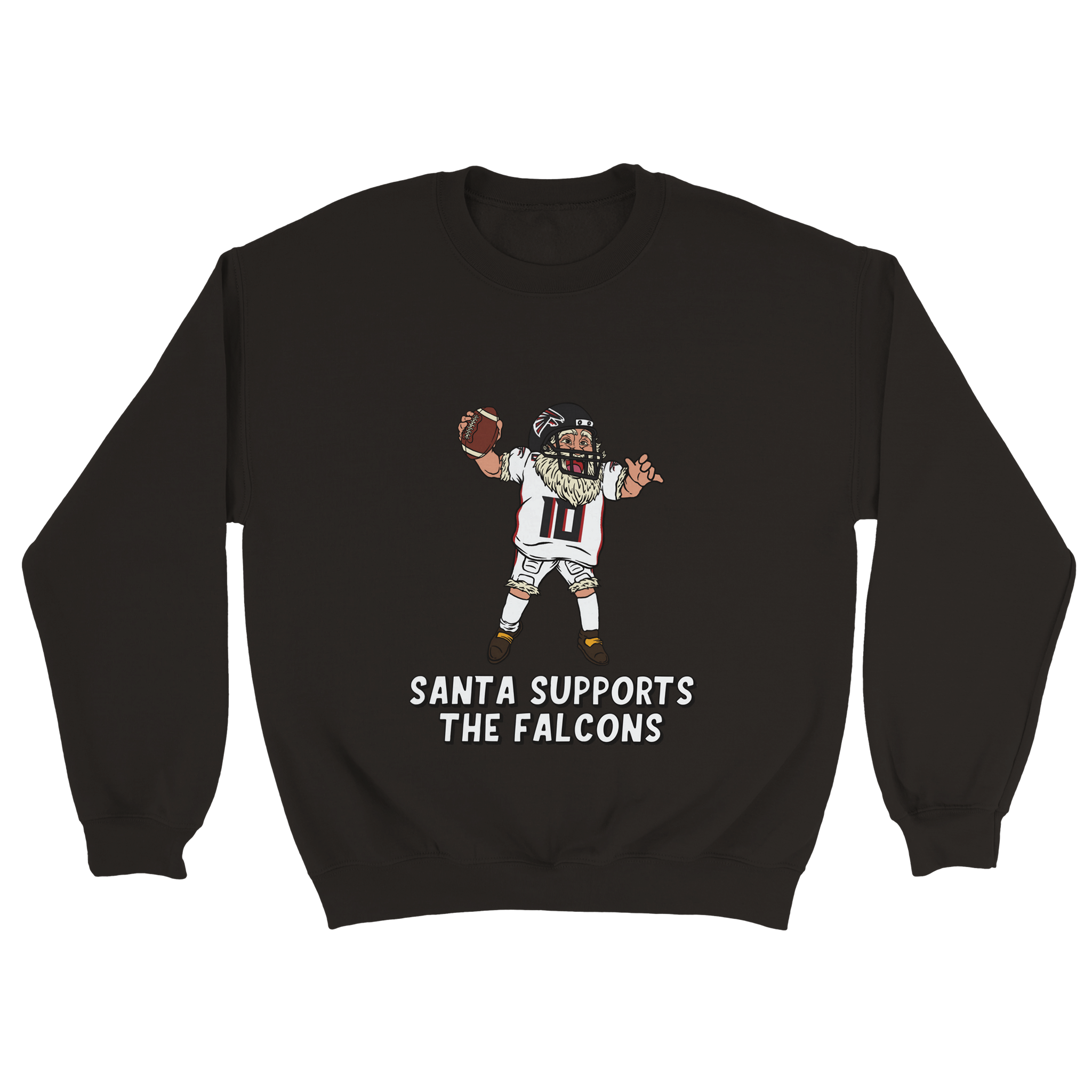 Atlanta Falcons Unisex Crewneck Santa Sweatshirt