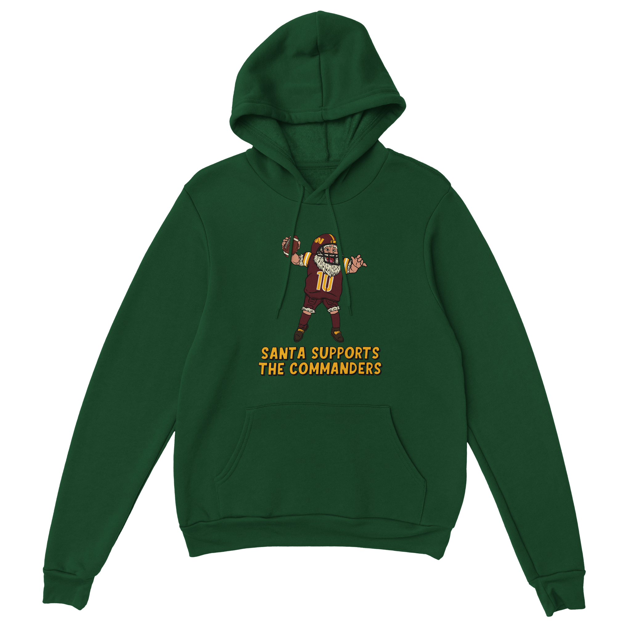 Washington Commanders Unisex Pullover Santa Hoodie